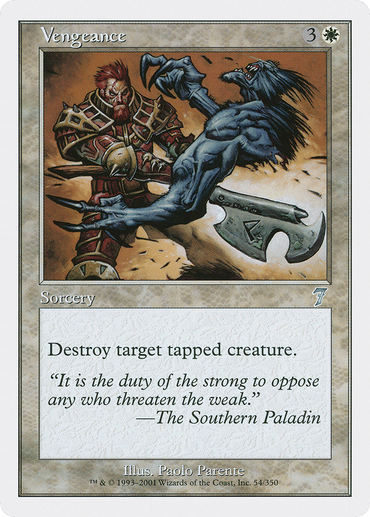 Vengeance — Seventh Edition — Magic: The Gathering