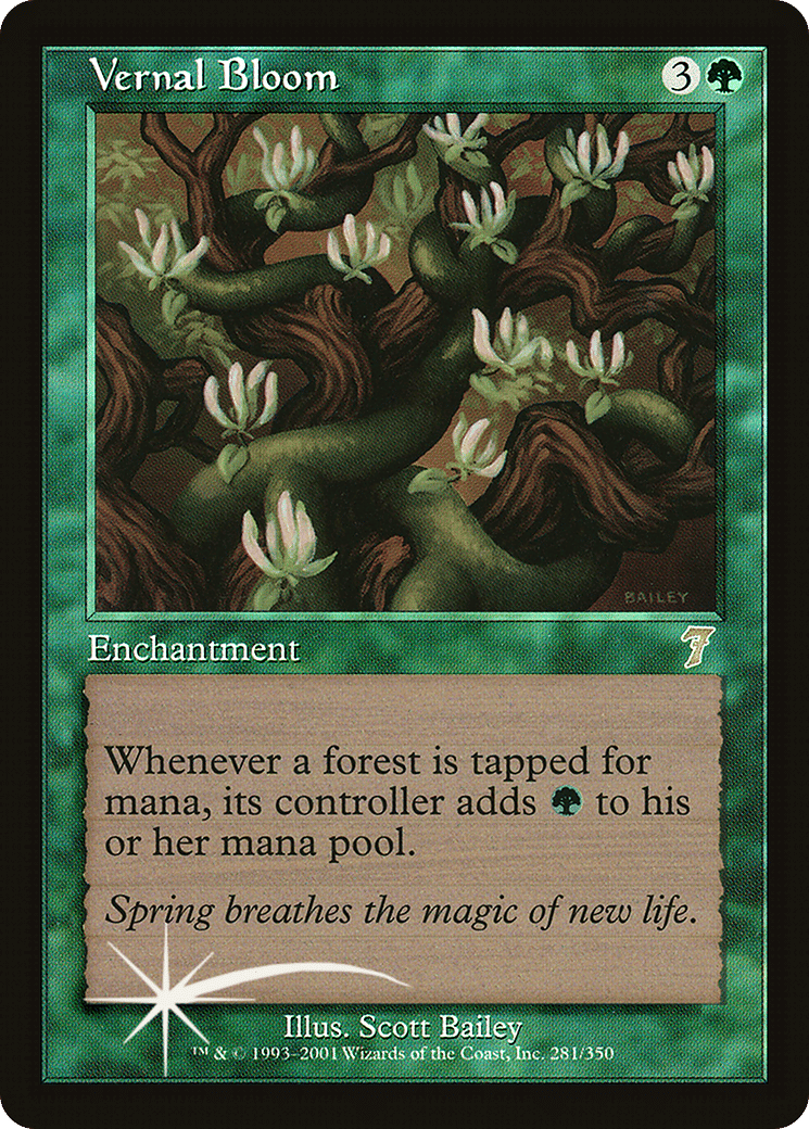 Vernal Bloom — Seventh Edition — Magic: The Gathering