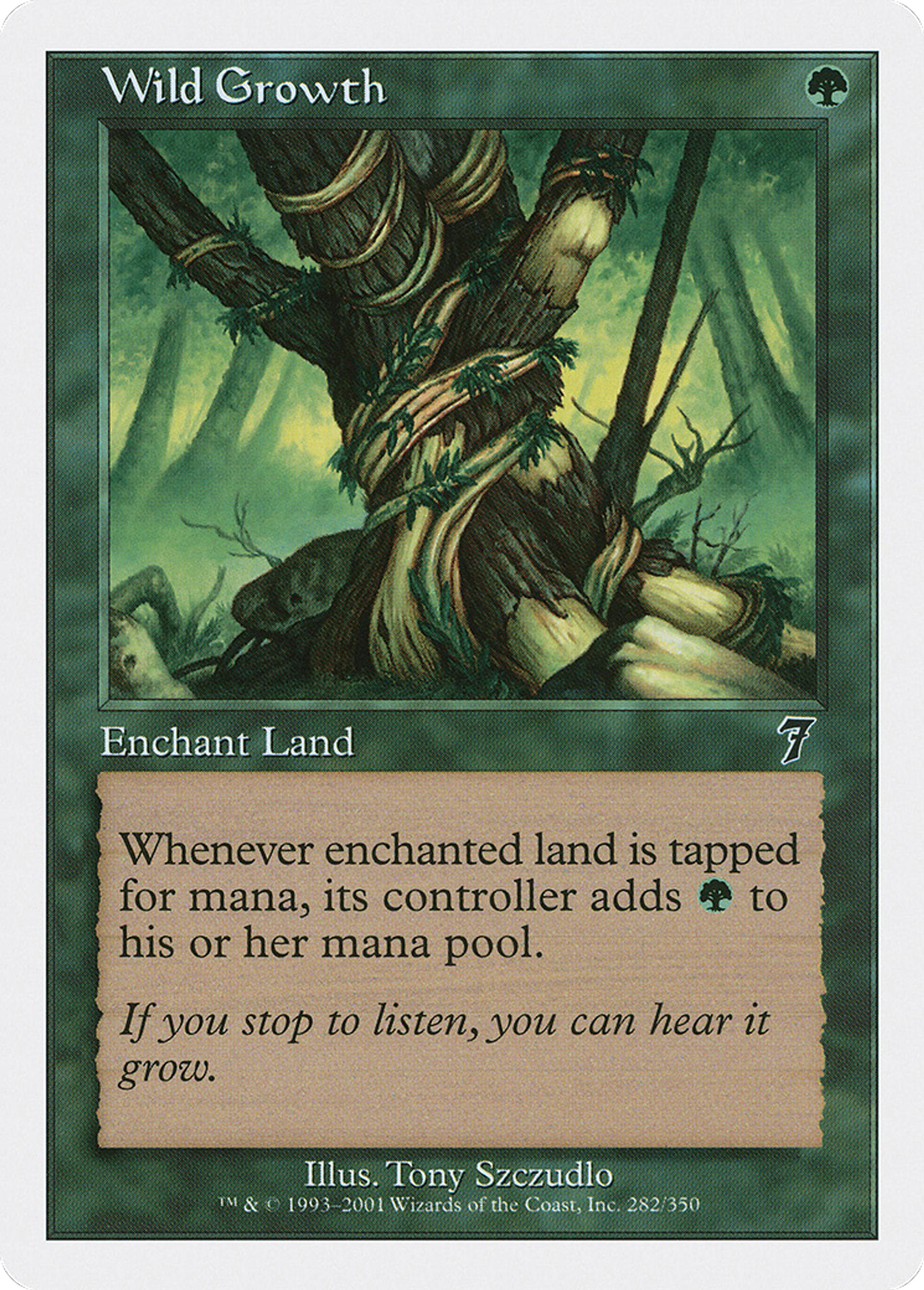 Wild Growth — Seventh Edition — Magic: The Gathering