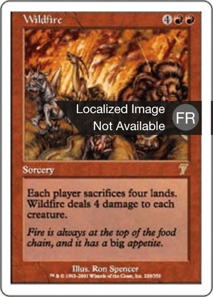 Feu dévastateur — Seventh Edition — Magic: The Gathering