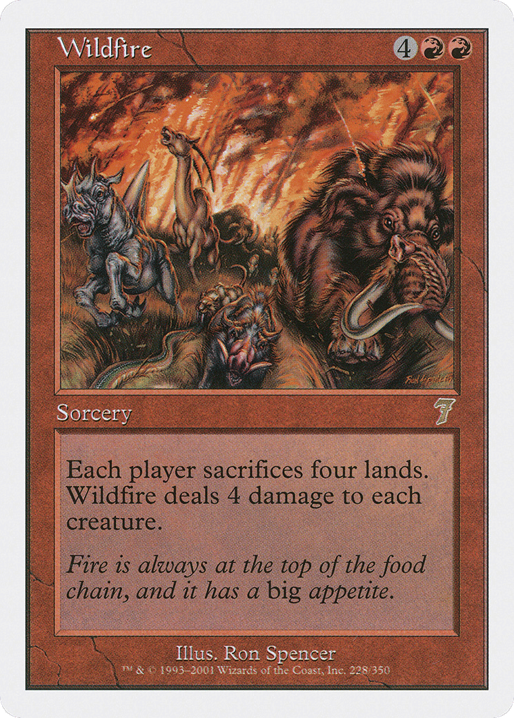 Wildfire — Seventh Edition — Magic: The Gathering