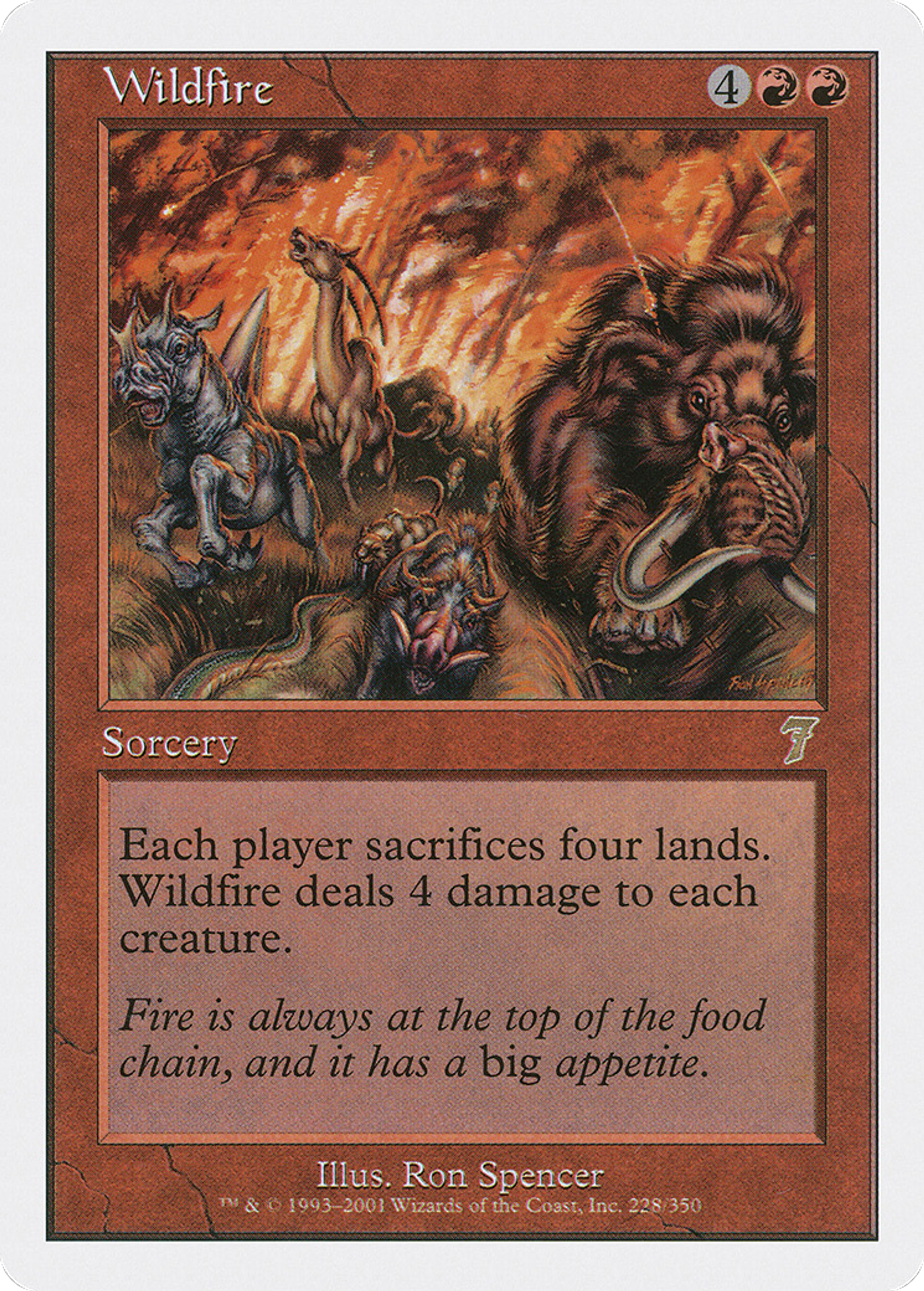 Wildfire — Seventh Edition — Magic: The Gathering