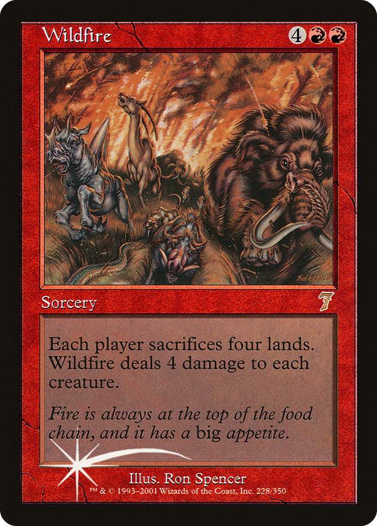 Wildfire — Seventh Edition — Magic: The Gathering