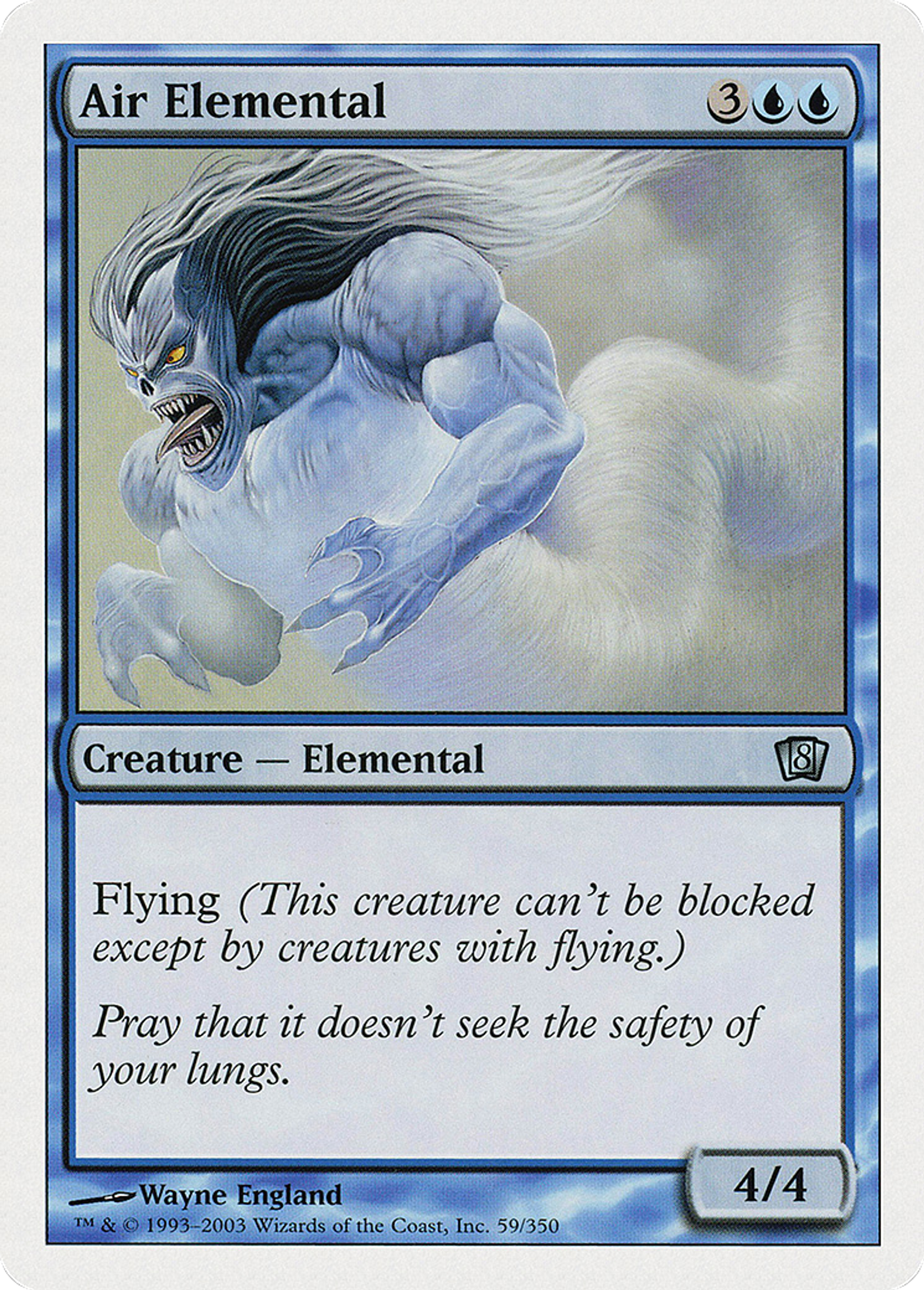 Élémental d'air — Eighth Edition — Magic: The Gathering
