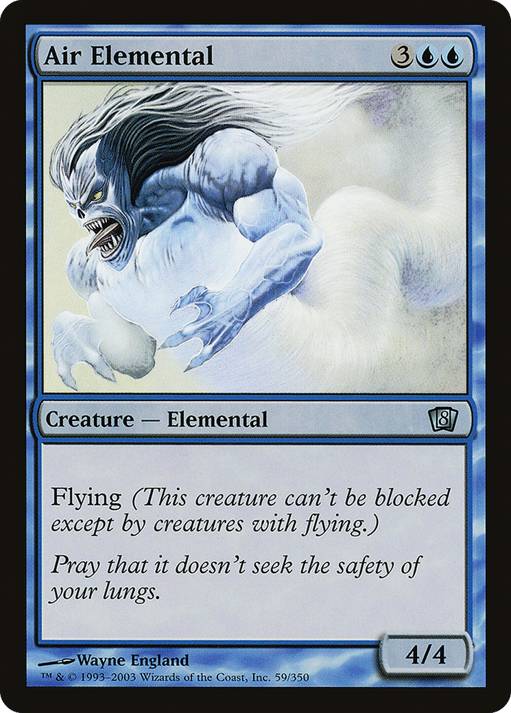 Air Elemental — Eighth Edition — Magic: The Gathering