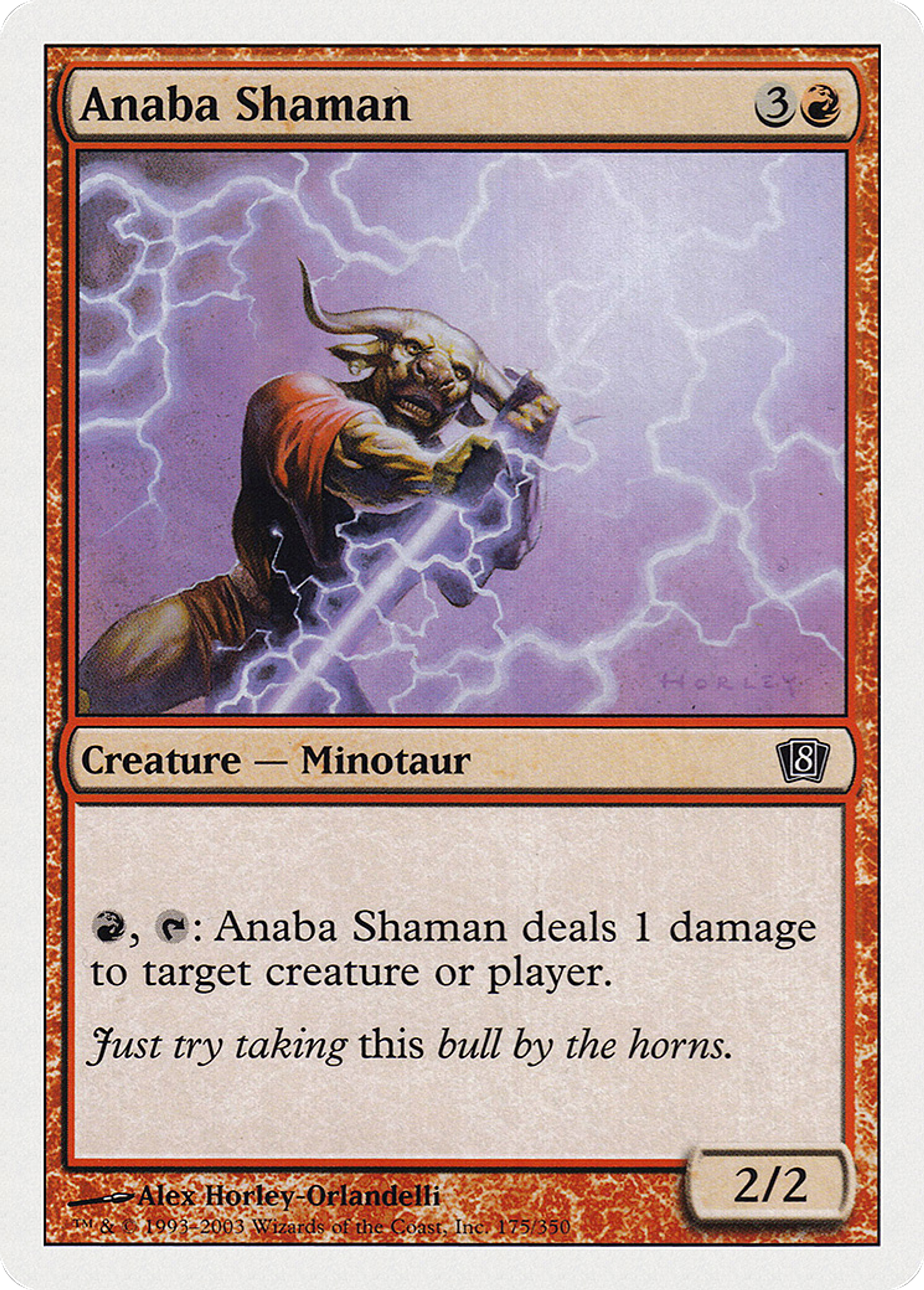 Anaba Shaman — Eighth Edition — Magic: The Gathering