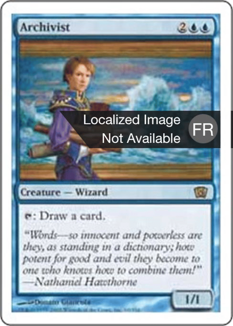 Archiviste — Eighth Edition — Magic: The Gathering