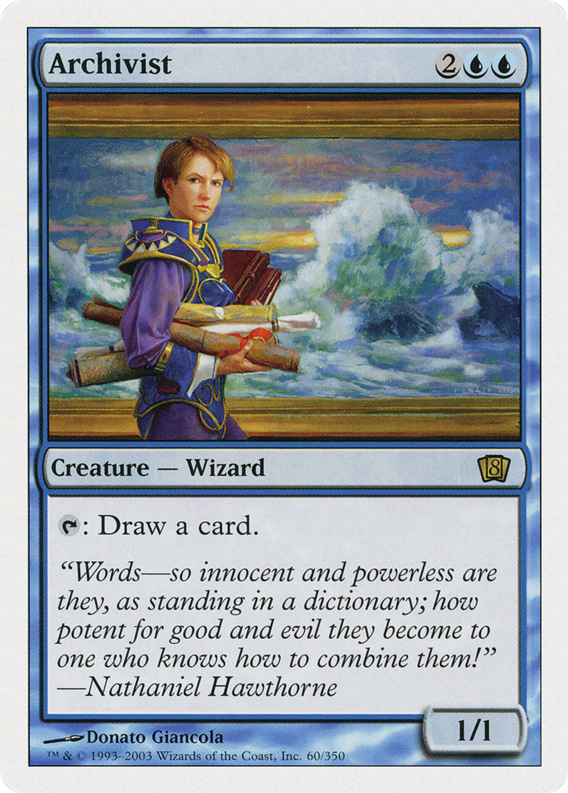 Archivist — Eighth Edition — Magic: The Gathering