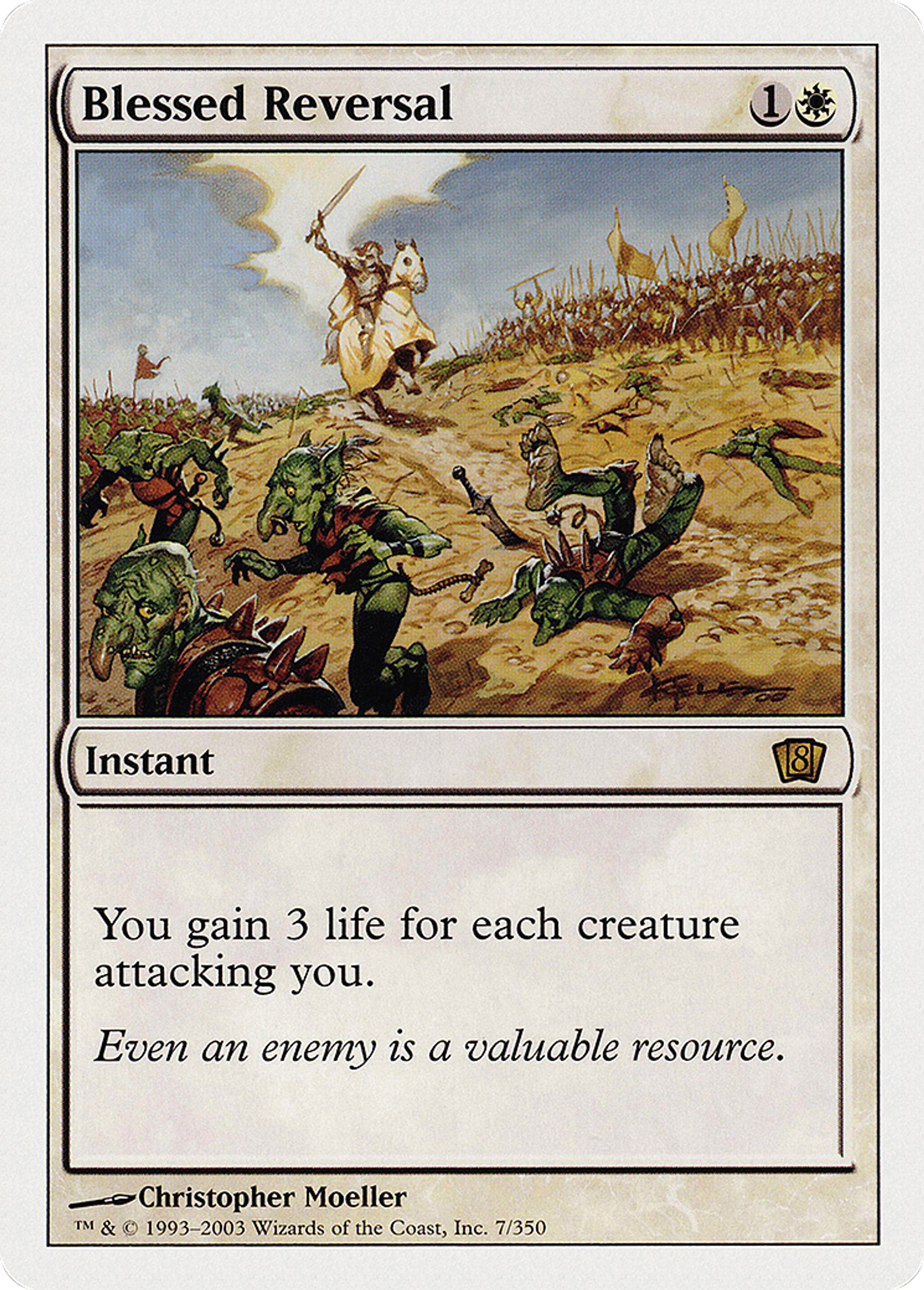 Inversion bénie — Eighth Edition — Magic: The Gathering