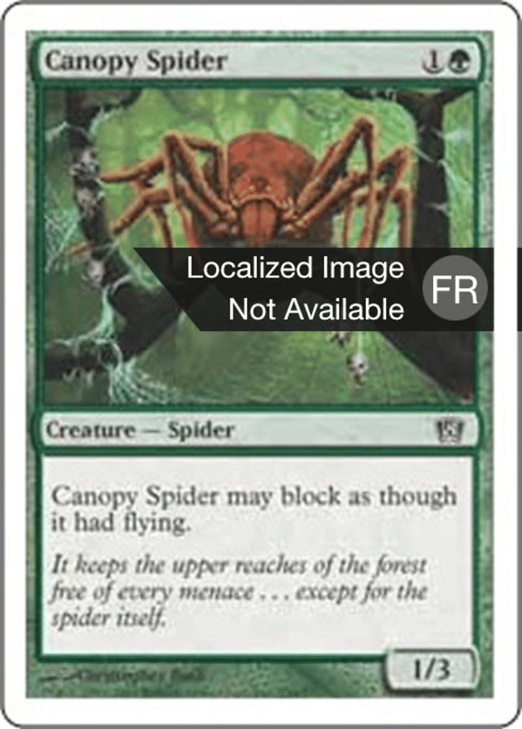 Araignée de la canopée — Eighth Edition — Magic: The Gathering