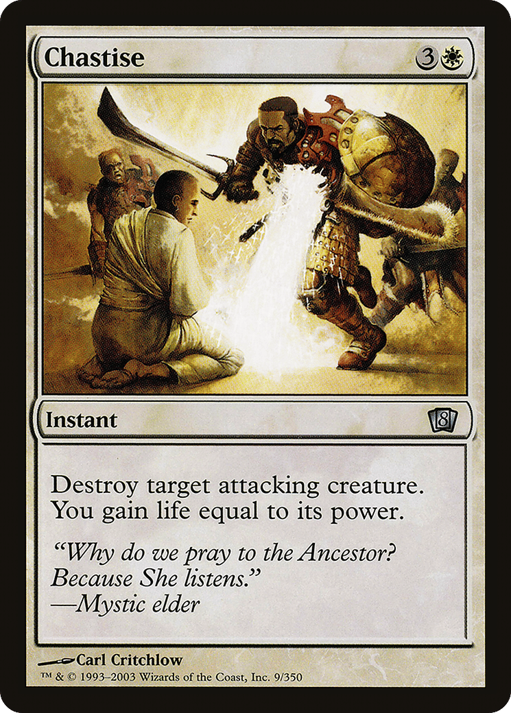 Chastise — Eighth Edition — Magic: The Gathering