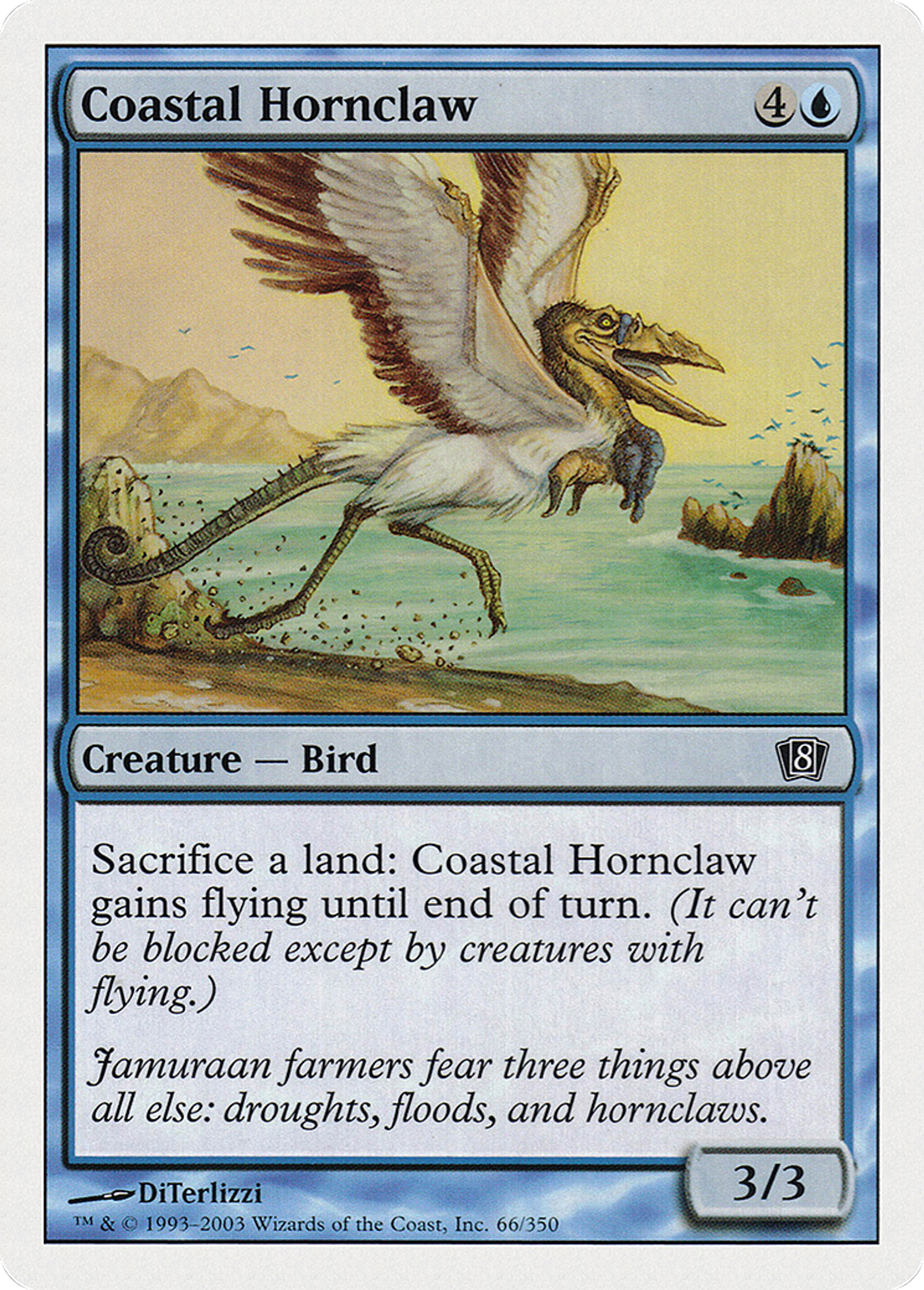 Coastal Hornclaw — Eighth Edition — Magic: The Gathering