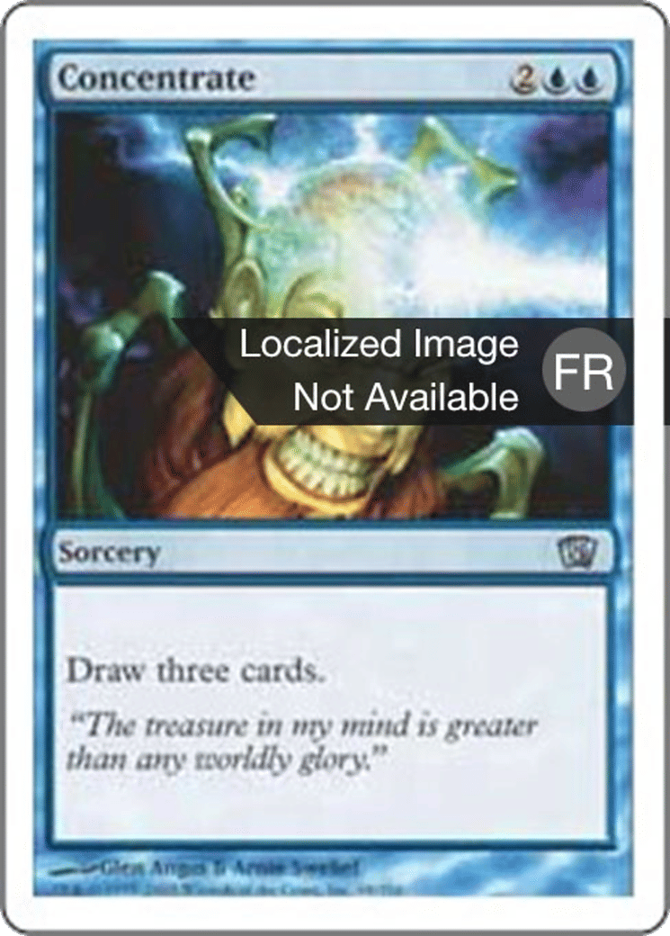 Concentration — Eighth Edition — Magic: The Gathering