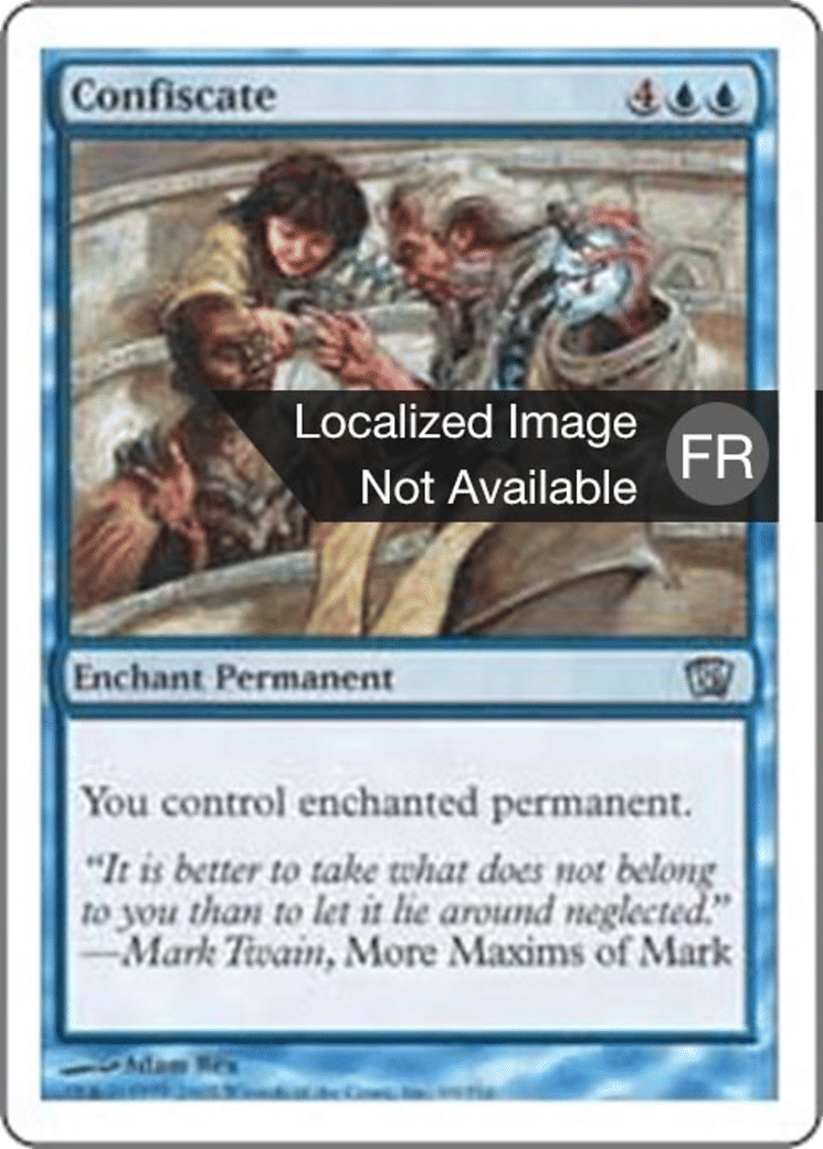 Confiscation — Eighth Edition — Magic: The Gathering