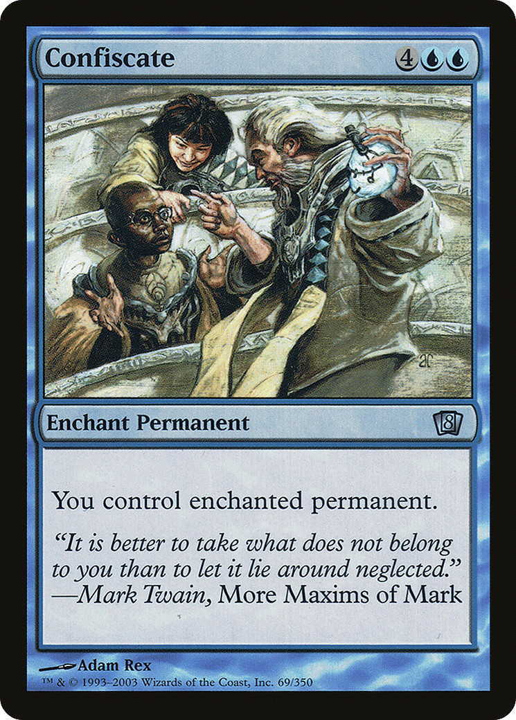 Confiscate — Eighth Edition — Magic: The Gathering