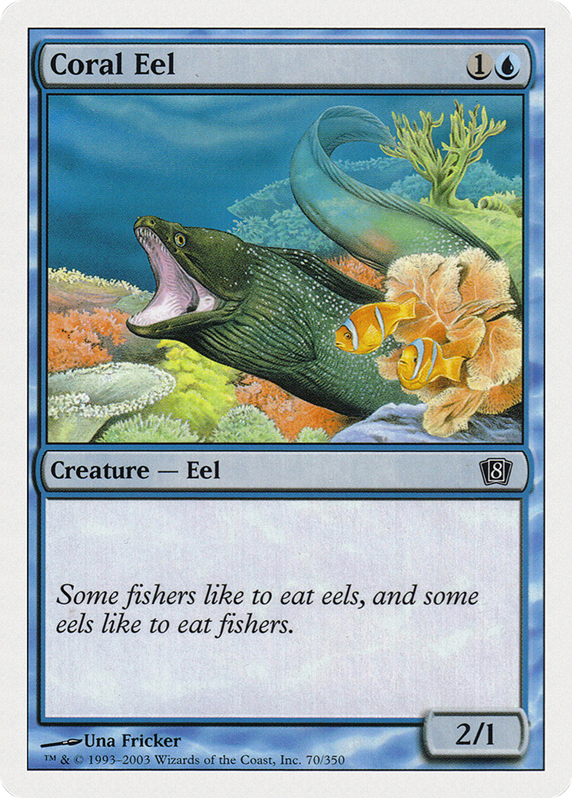 Coral Eel — Eighth Edition — Magic: The Gathering