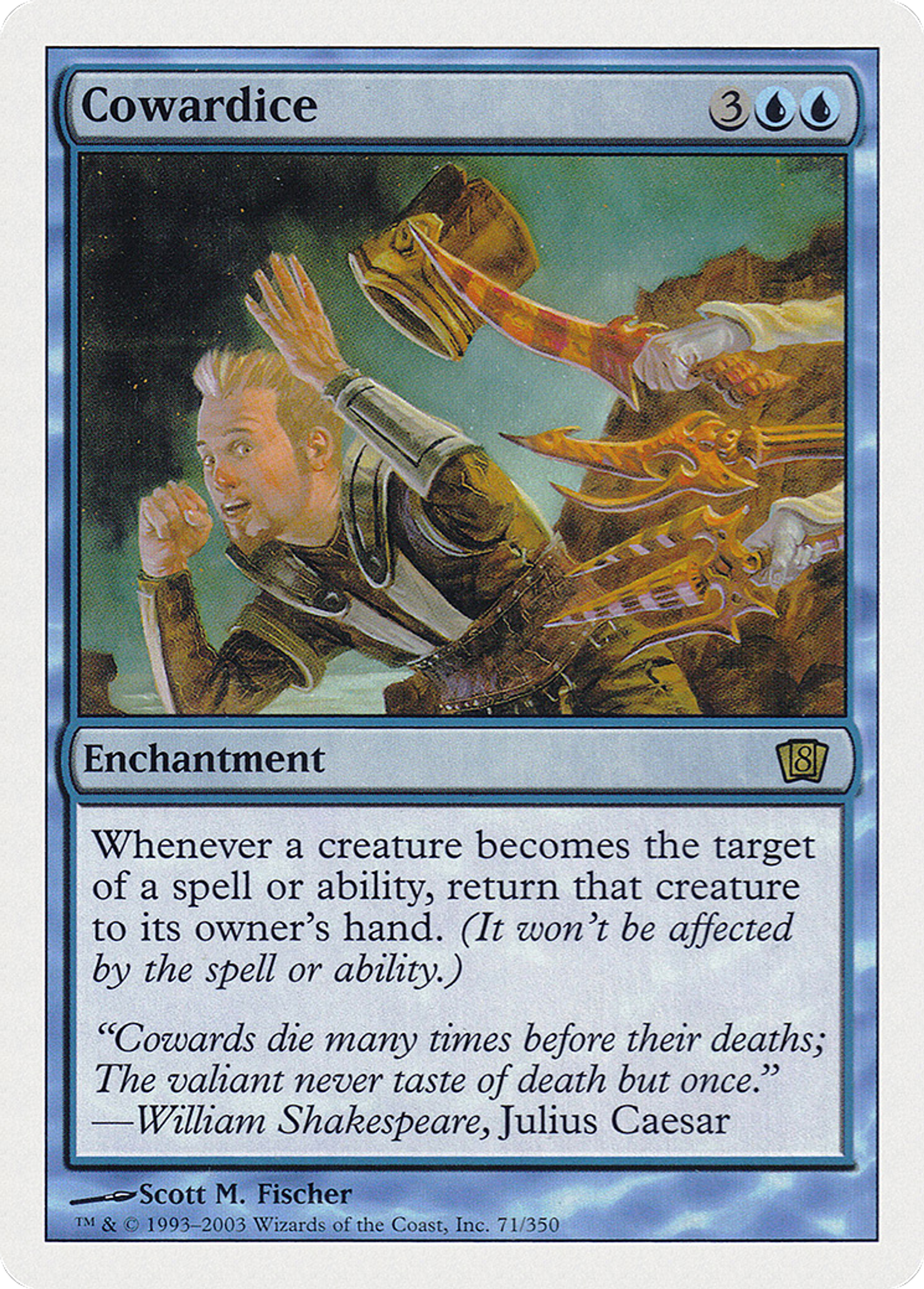 Cowardice — Eighth Edition — Magic: The Gathering
