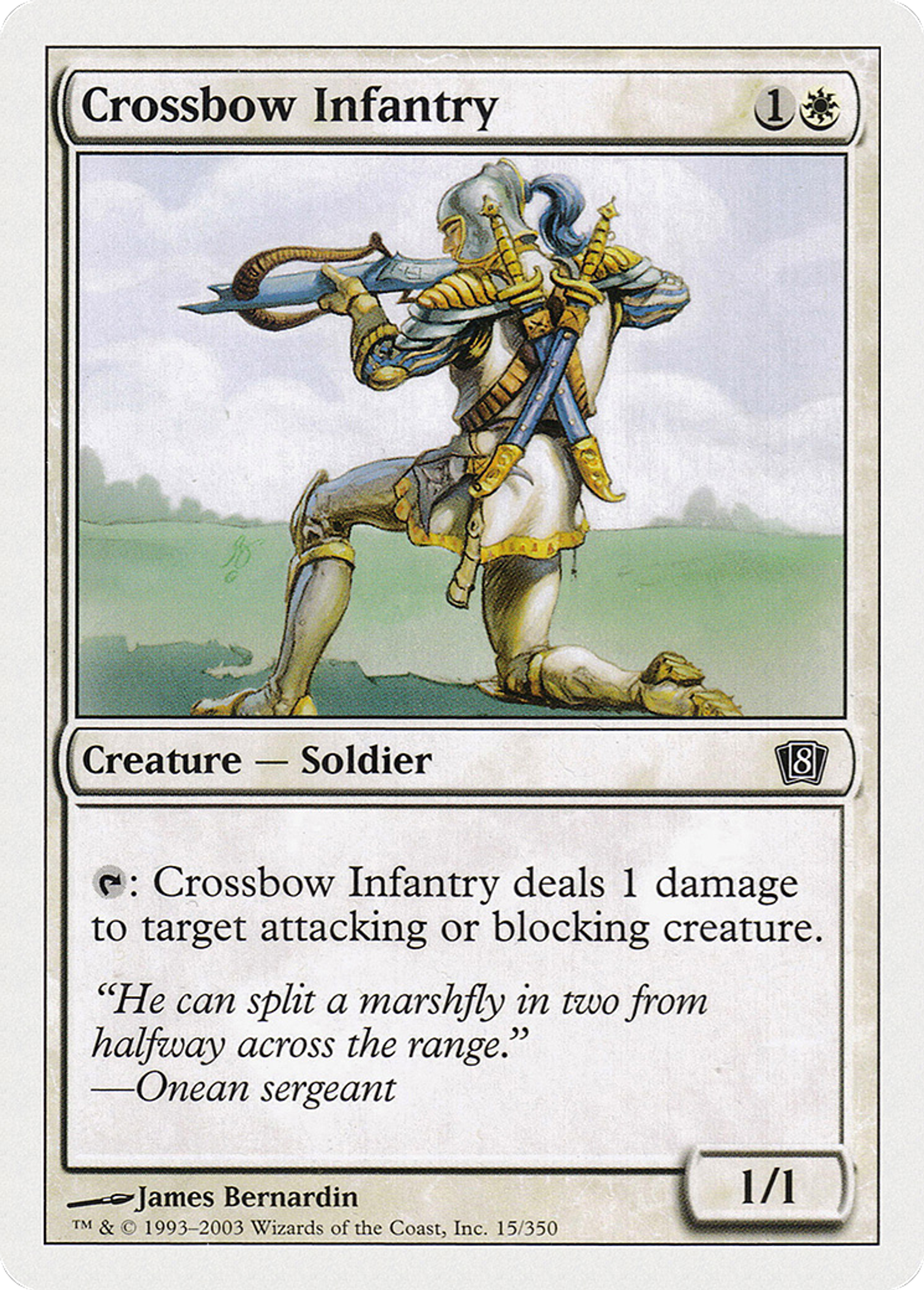 Crossbow Infantry — Eighth Edition — Magic: The Gathering
