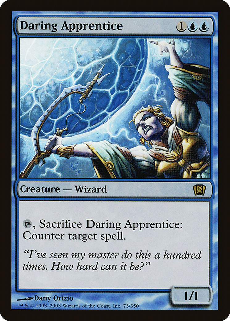 Daring Apprentice — Eighth Edition — Magic: The Gathering