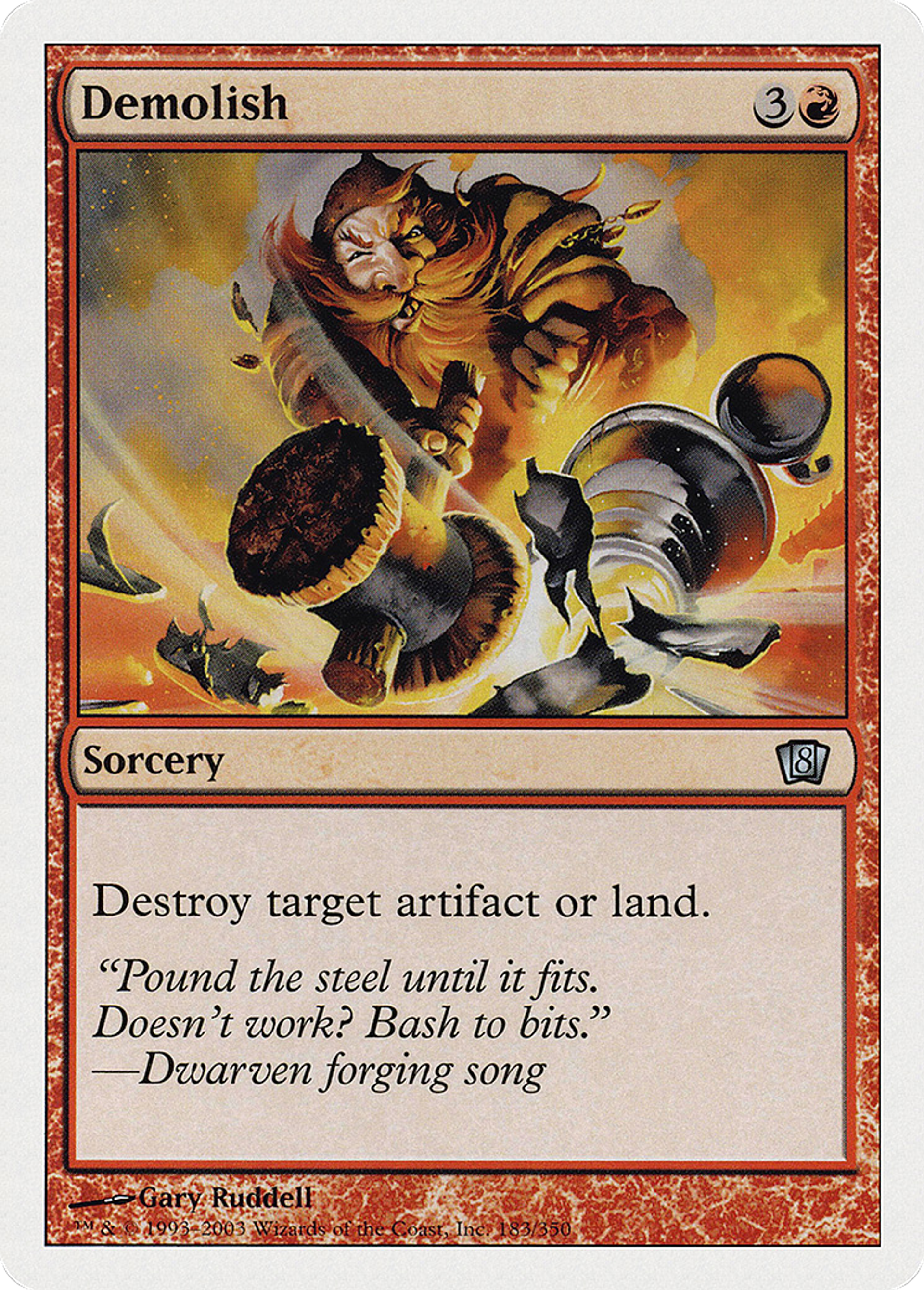 Démolition — Eighth Edition — Magic: The Gathering