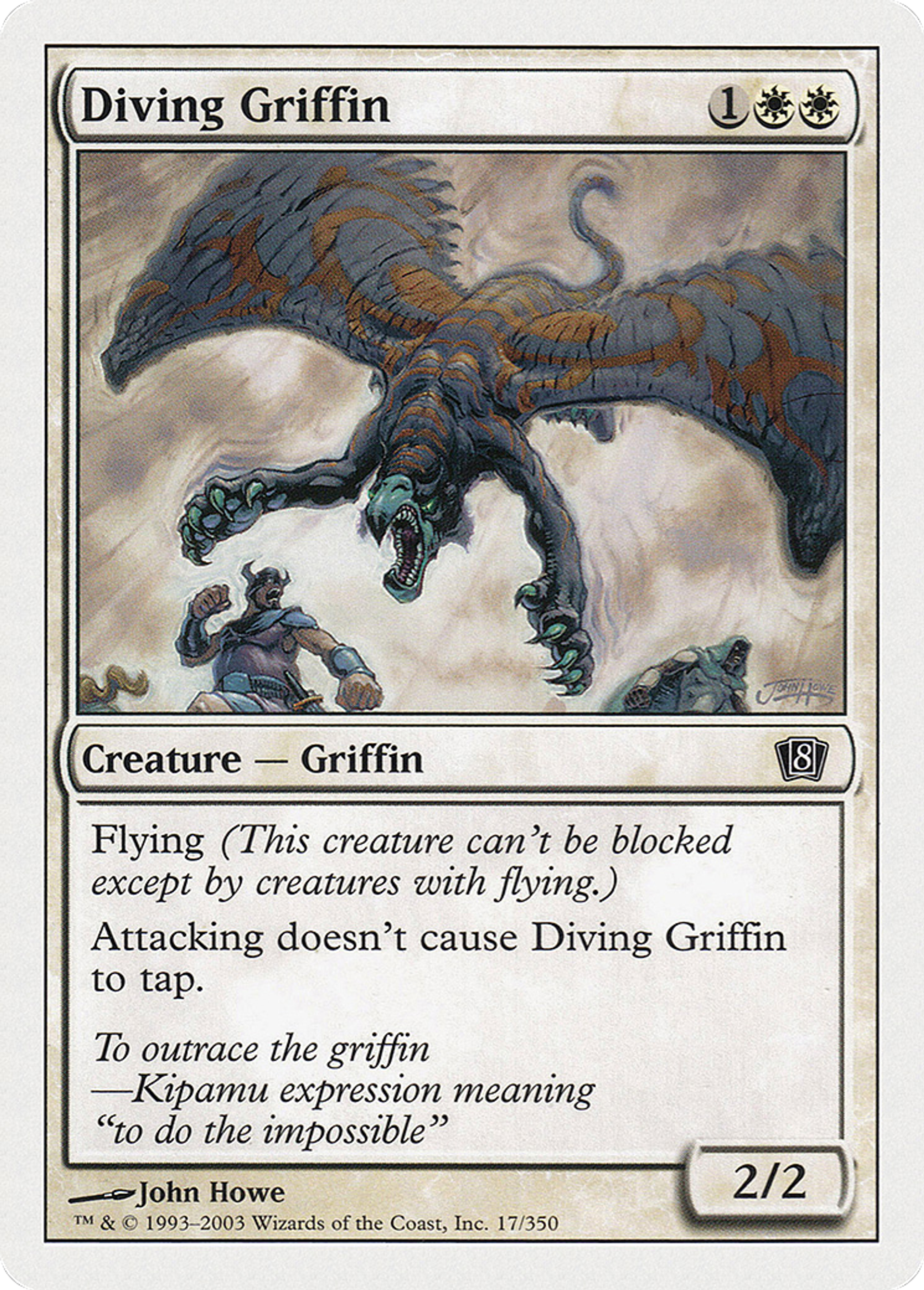 Griffon plongeur — Eighth Edition — Magic: The Gathering