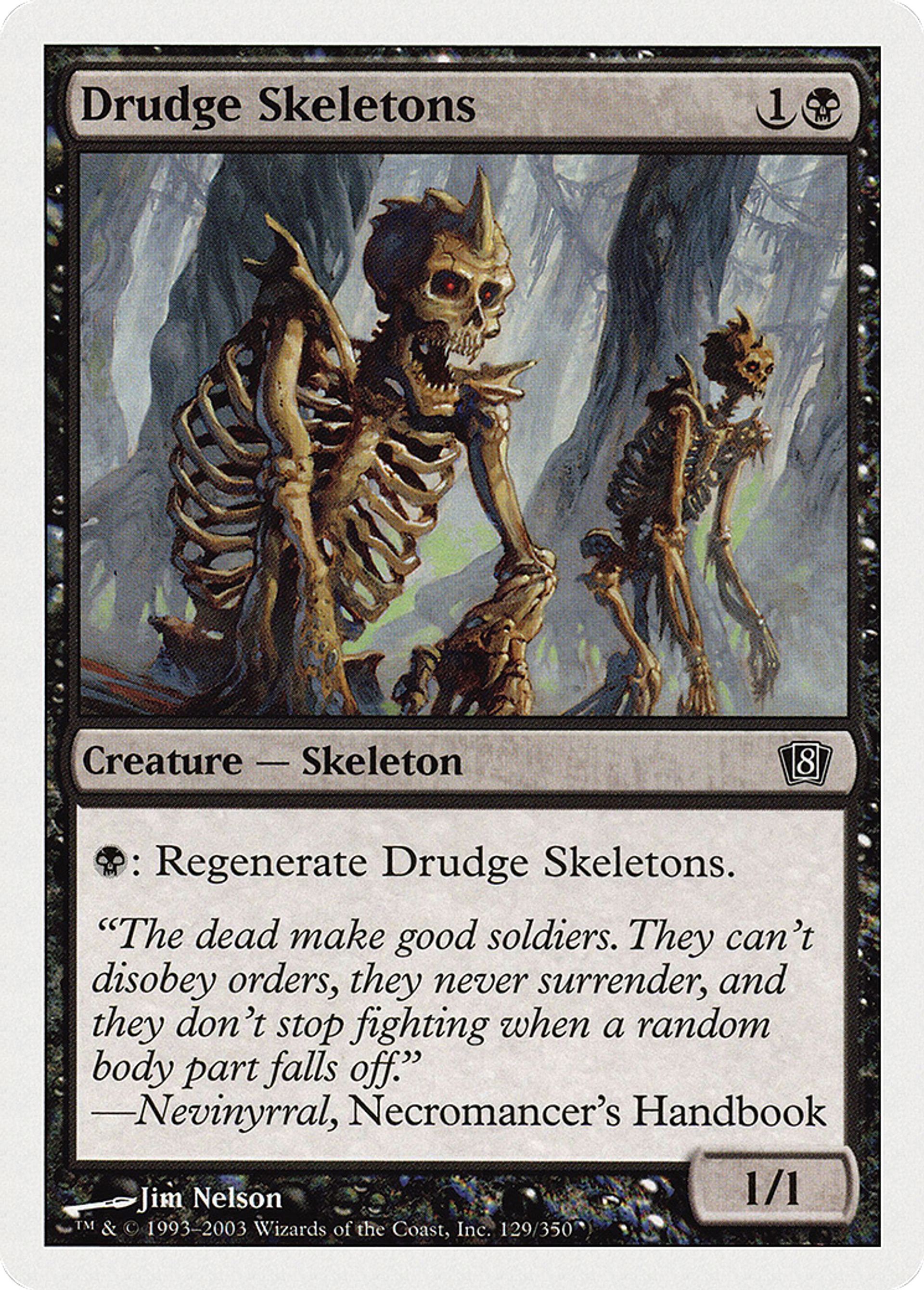Drudge Skeletons — Eighth Edition — Magic: The Gathering