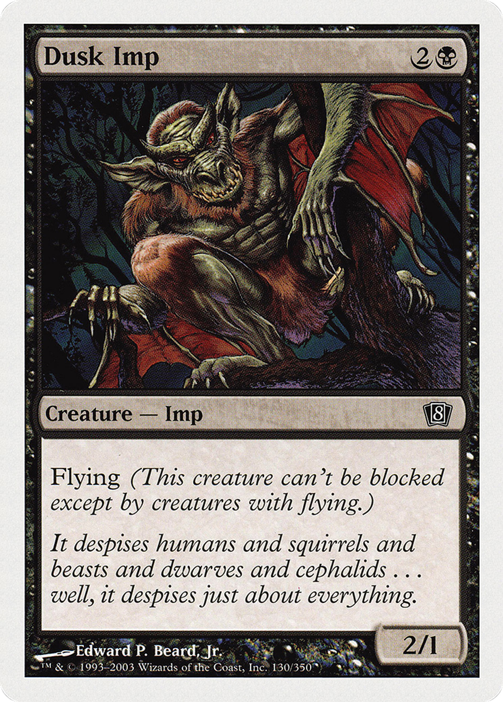 Diablotin du crépuscule — Eighth Edition — Magic: The Gathering