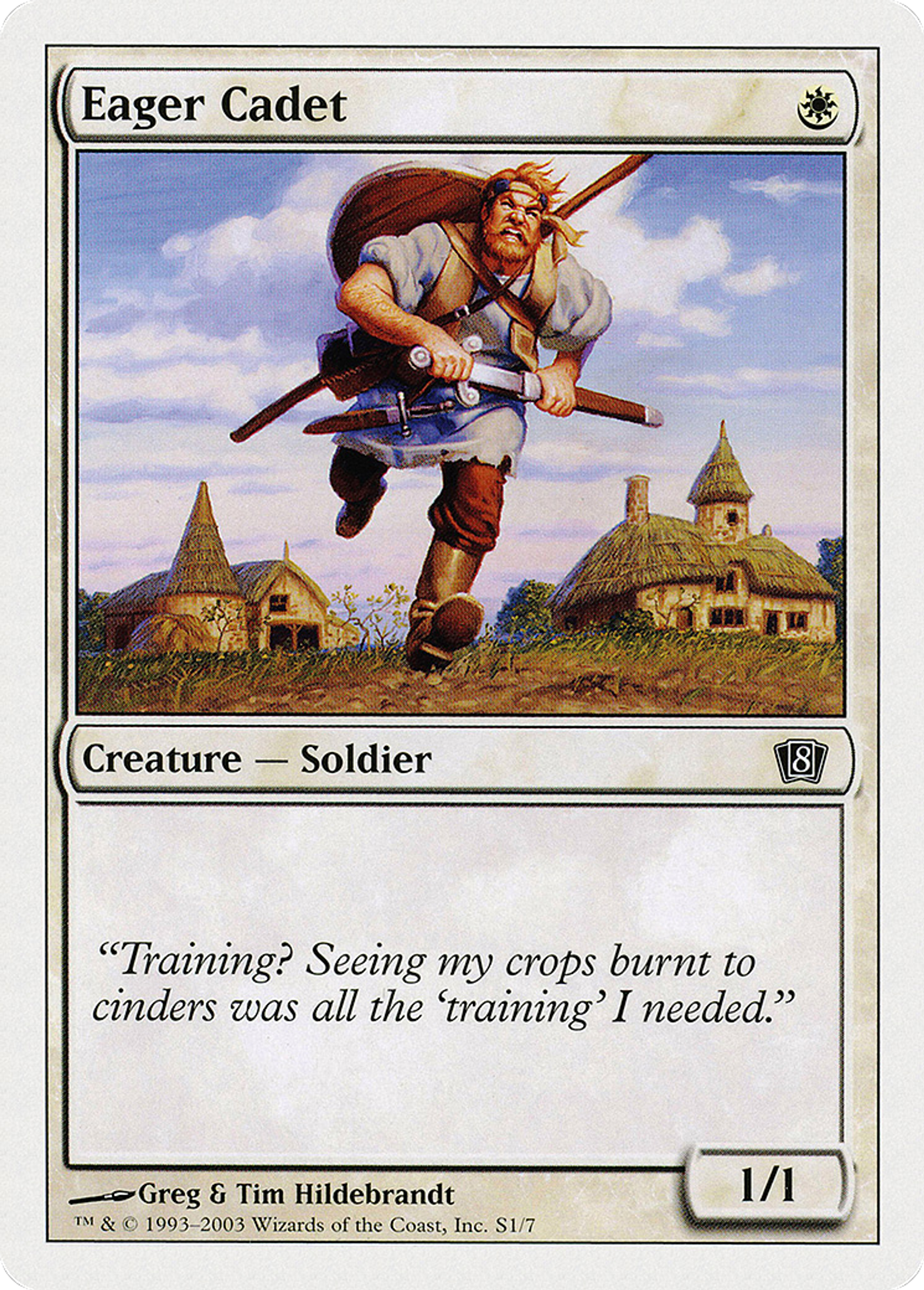 Eager Cadet — Eighth Edition — Magic: The Gathering