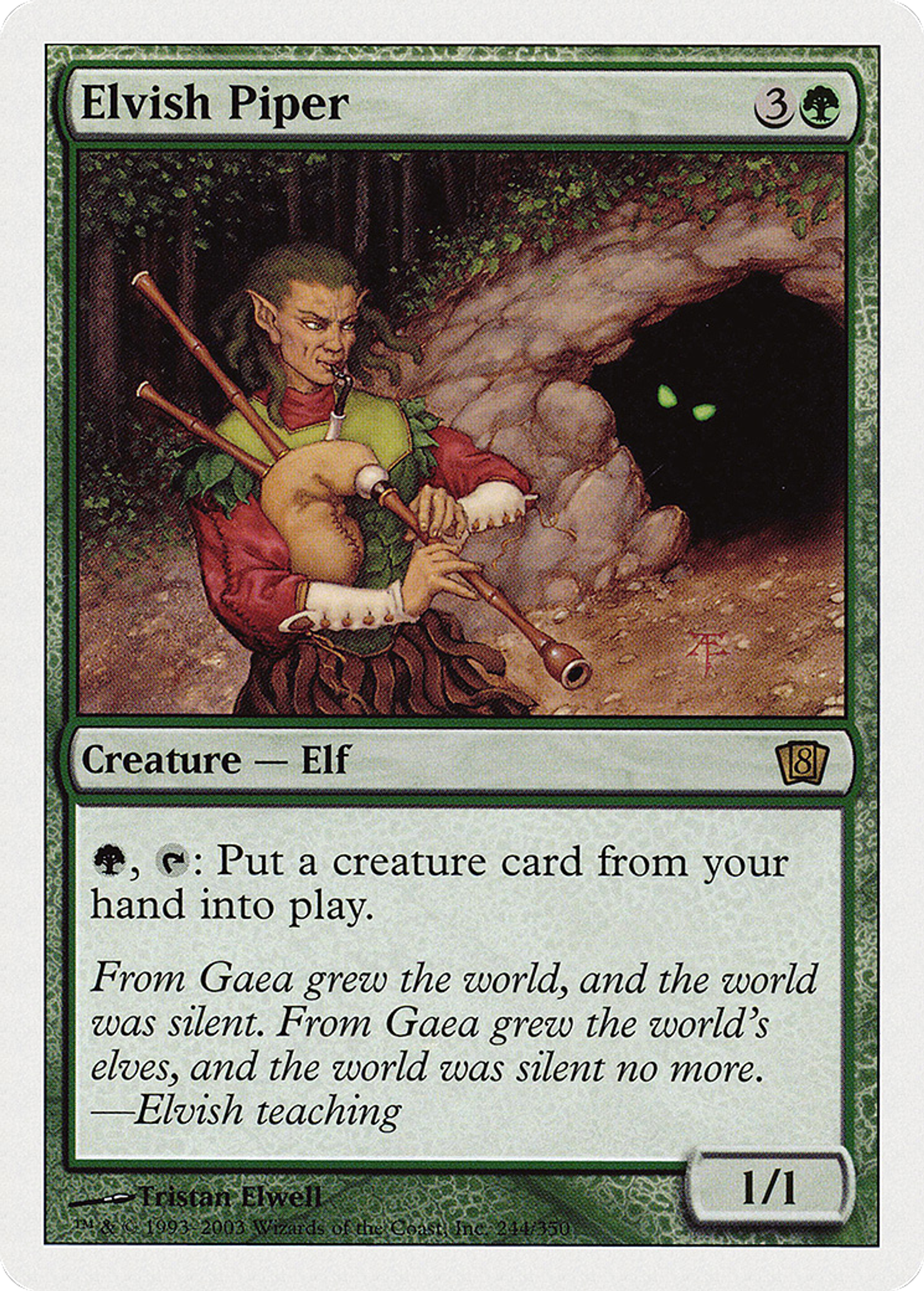Elvish Piper — Eighth Edition — Magic: The Gathering