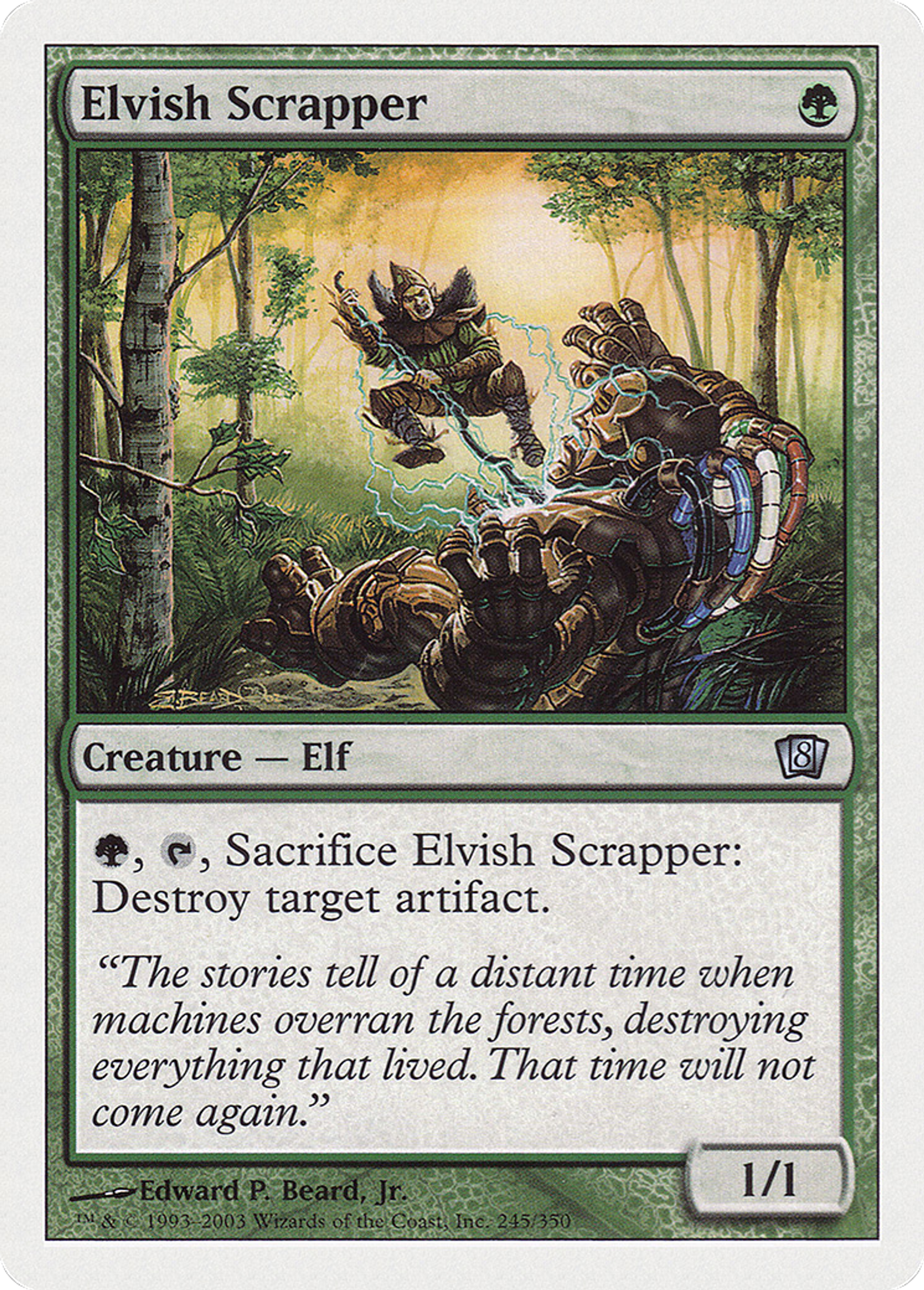 Elvish Scrapper — Eighth Edition — Magic: The Gathering