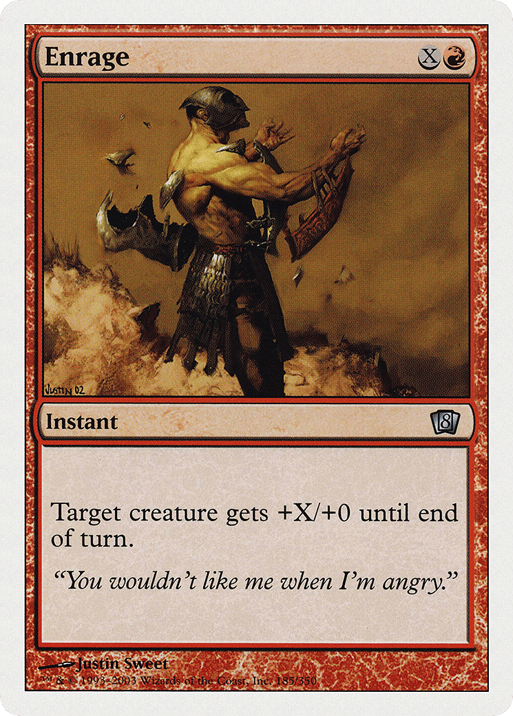Enrage — Eighth Edition — Magic: The Gathering
