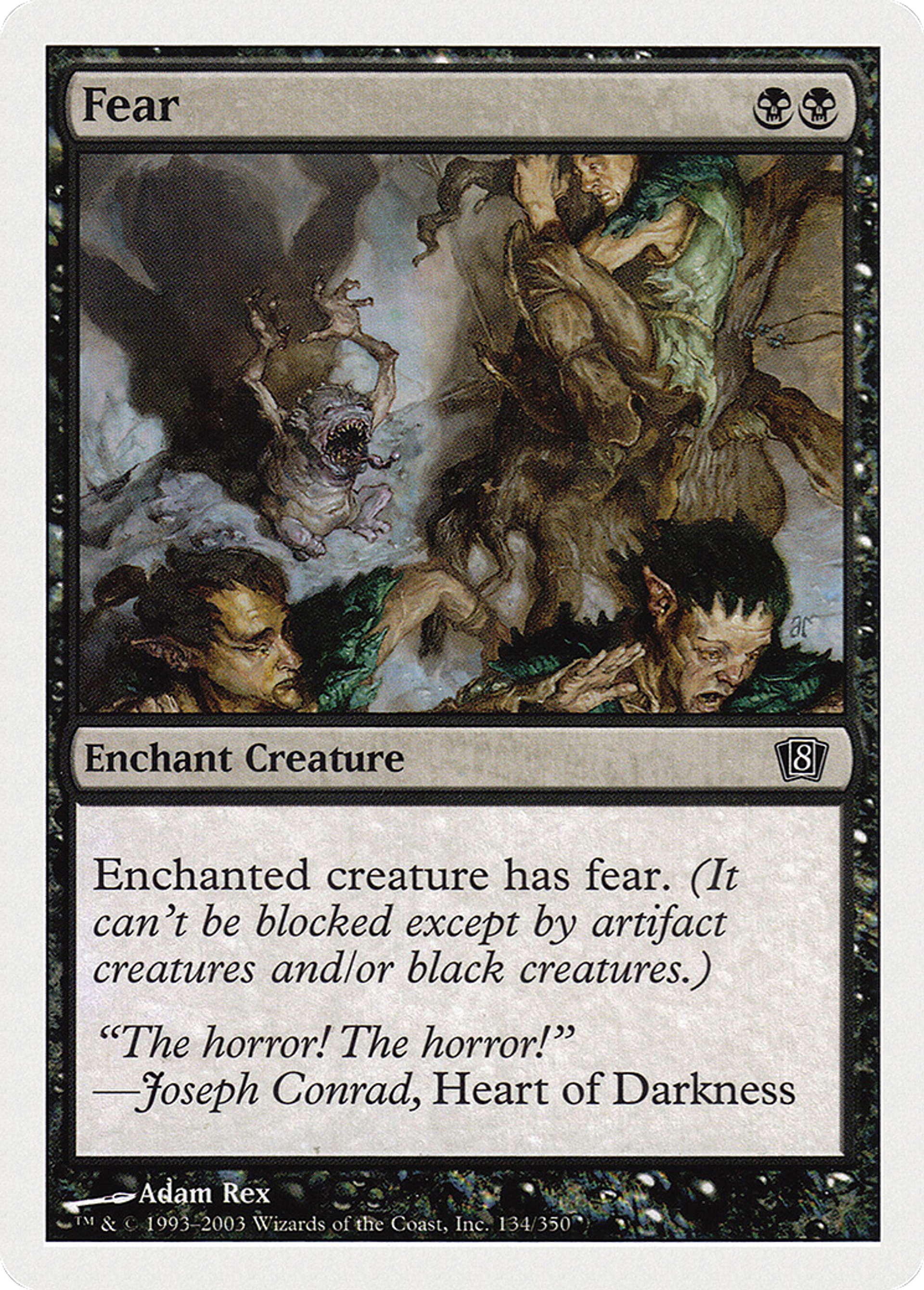 Fear — Eighth Edition — Magic: The Gathering