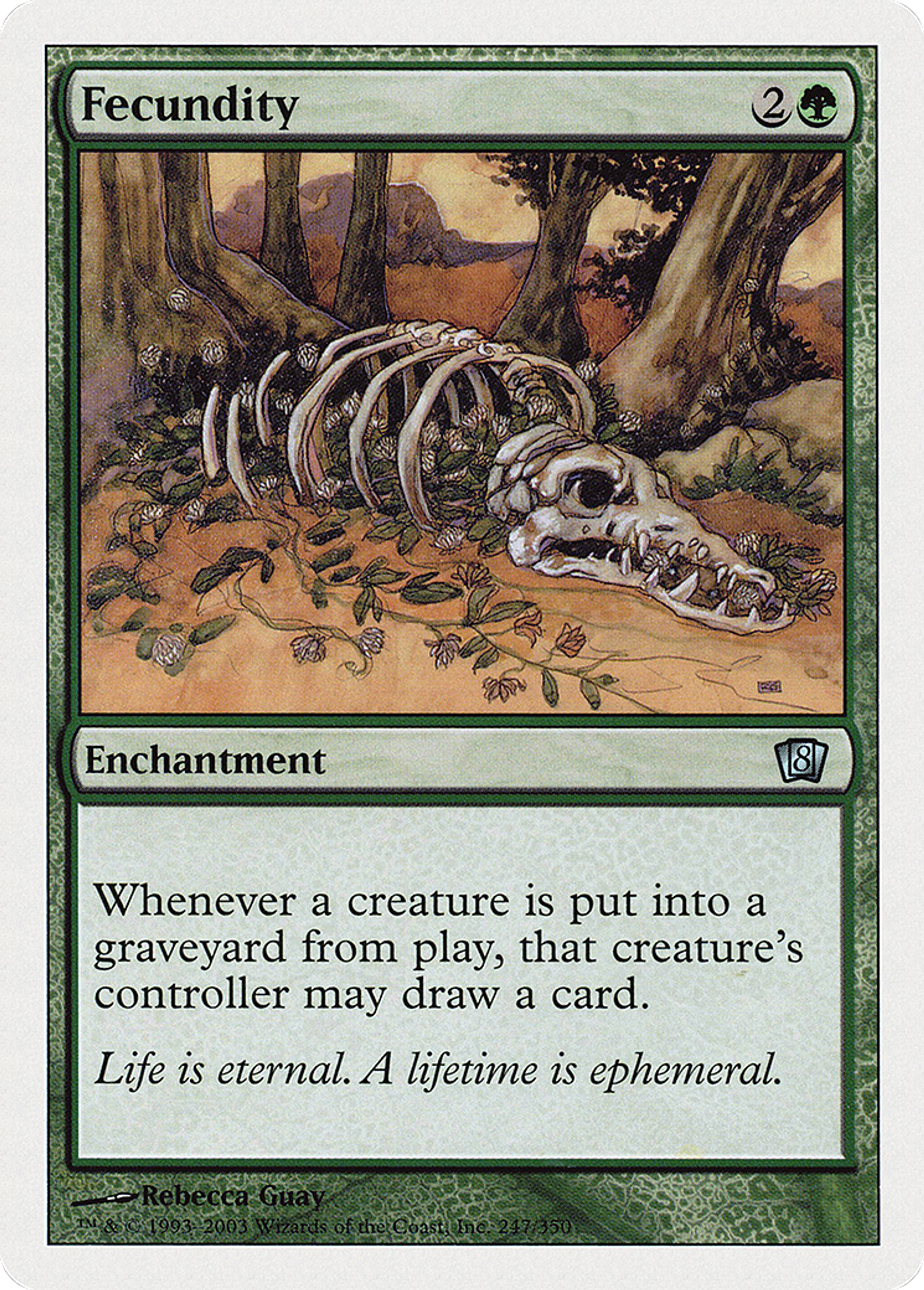 Fécondité — Eighth Edition — Magic: The Gathering