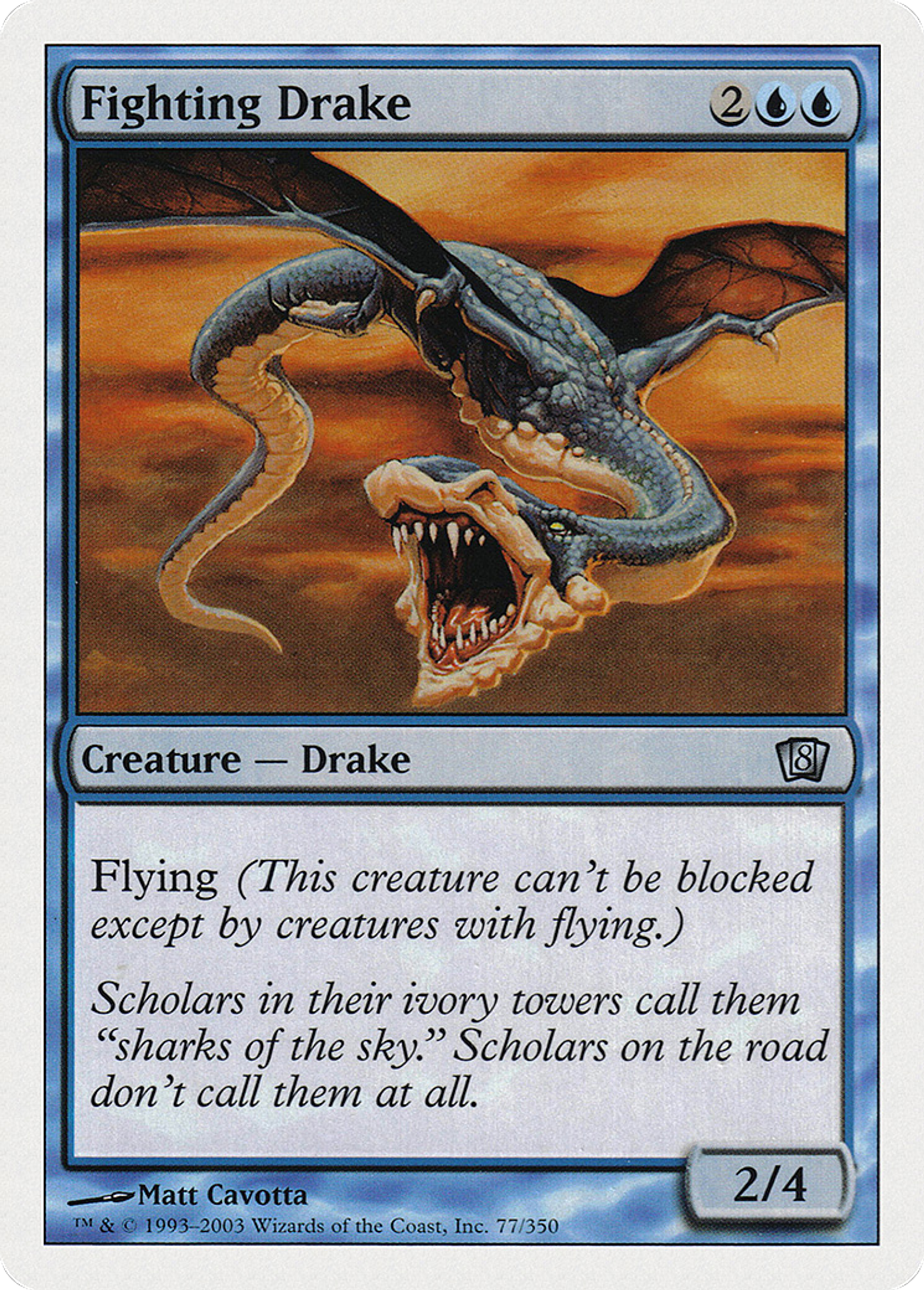 Drakôn combattant — Eighth Edition — Magic: The Gathering