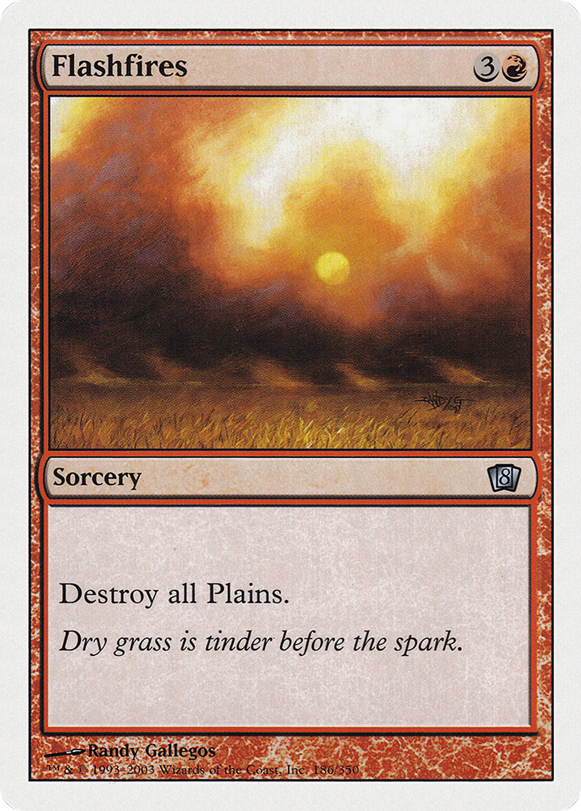 Feu de brousse — Eighth Edition — Magic: The Gathering