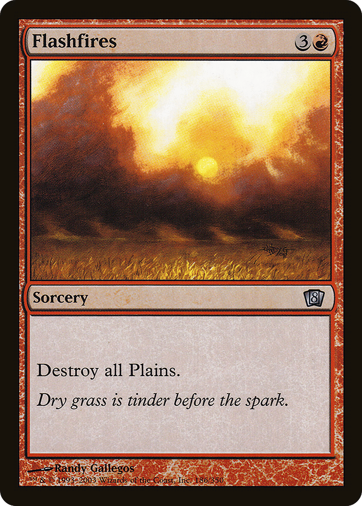 Flashfires — Eighth Edition — Magic: The Gathering