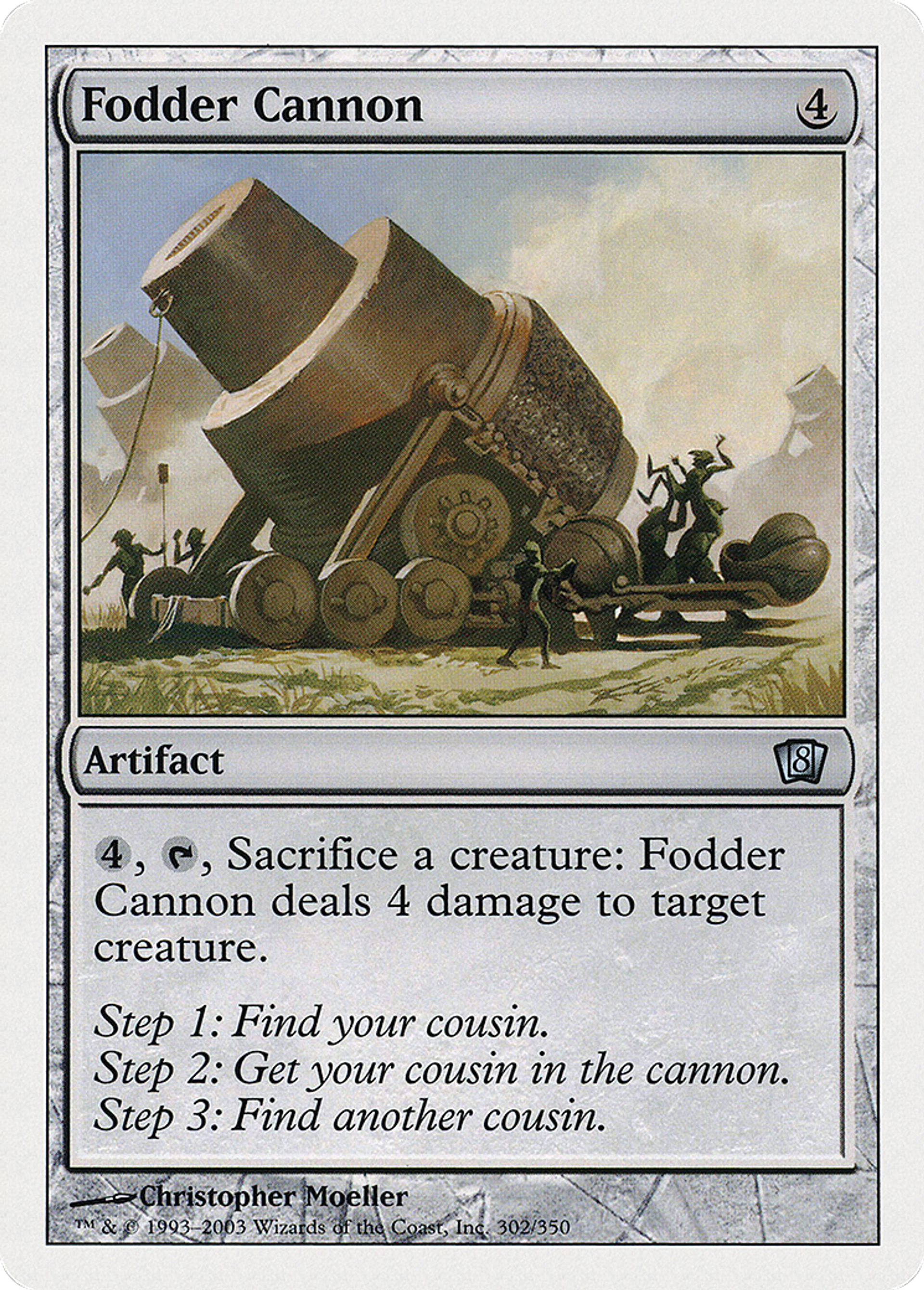 Fodder Cannon — Eighth Edition — Magic: The Gathering