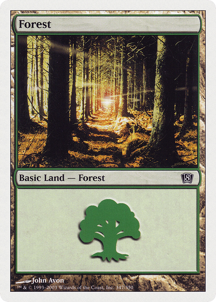Forest — Eighth Edition — Magic: The Gathering