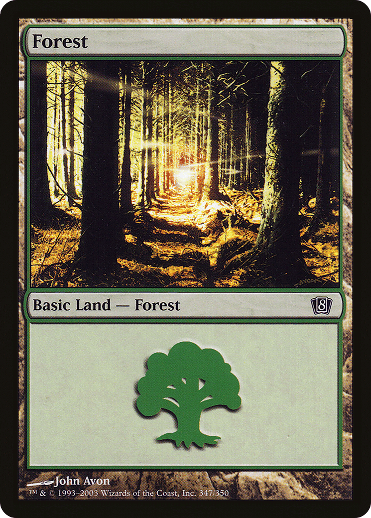 Forest — Eighth Edition — Magic: The Gathering