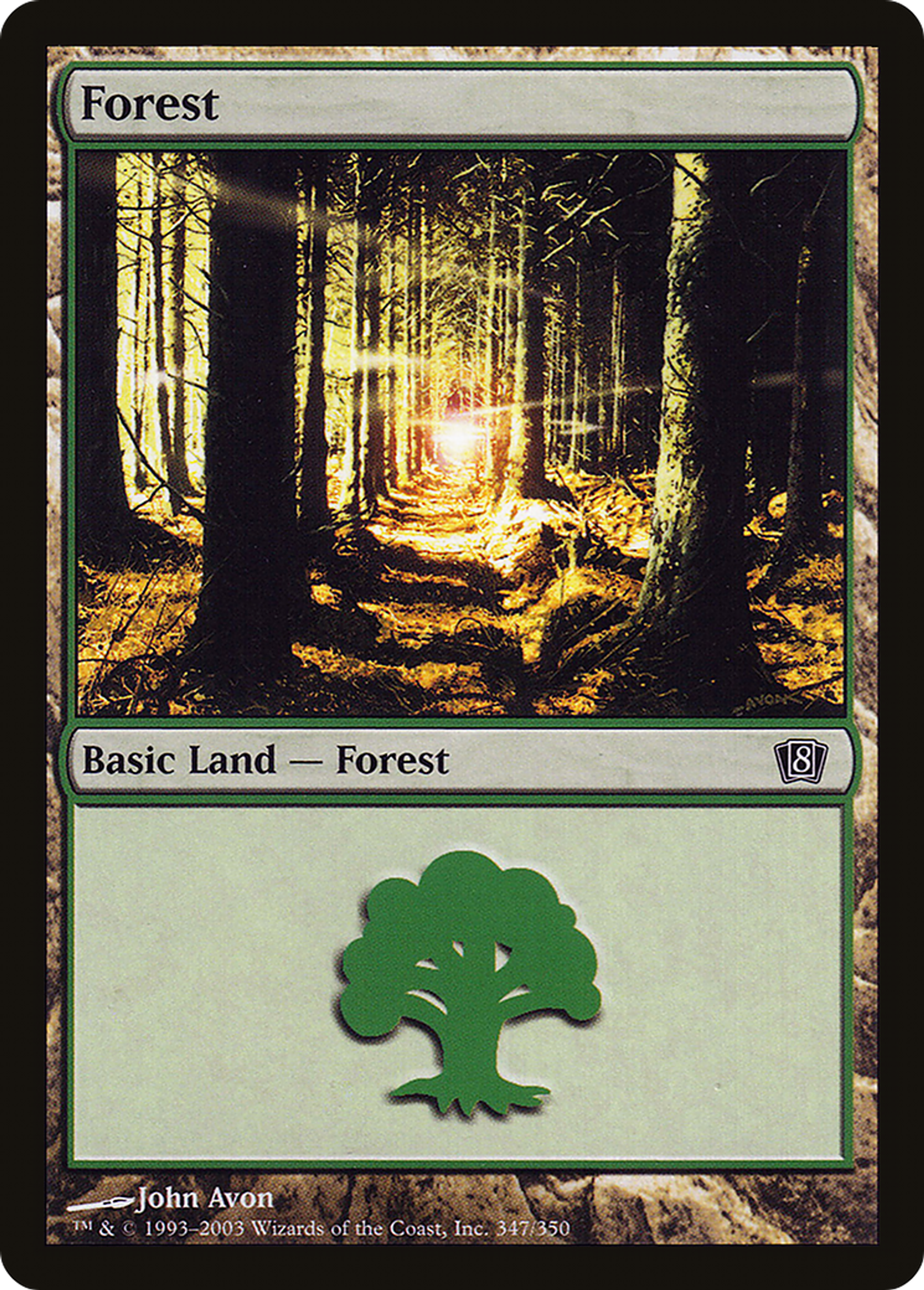 Forest — Eighth Edition — Magic: The Gathering
