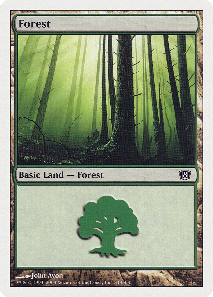 Forest — Eighth Edition — Magic: The Gathering