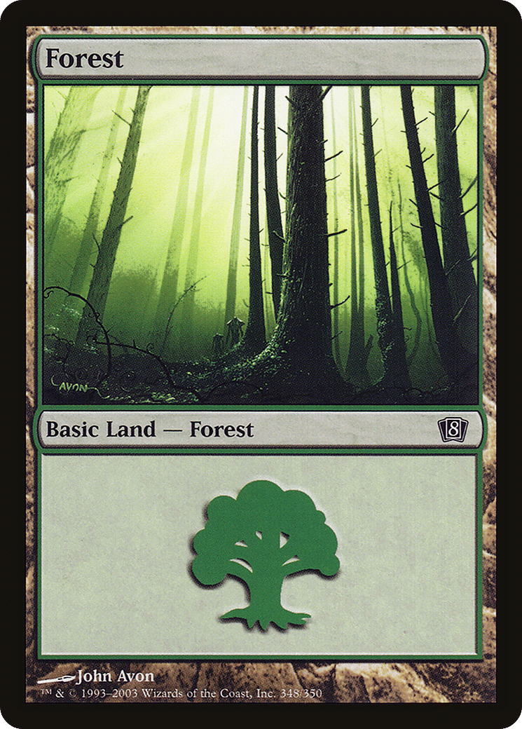 Forest — Eighth Edition — Magic: The Gathering