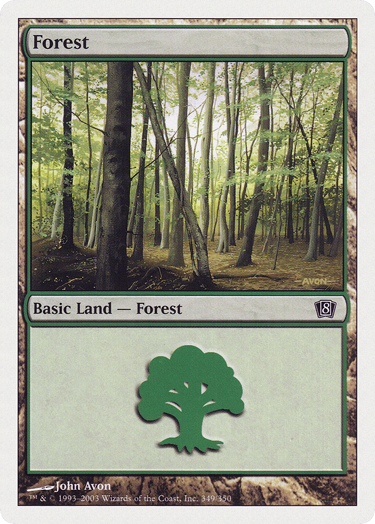 Forest — Eighth Edition — Magic: The Gathering