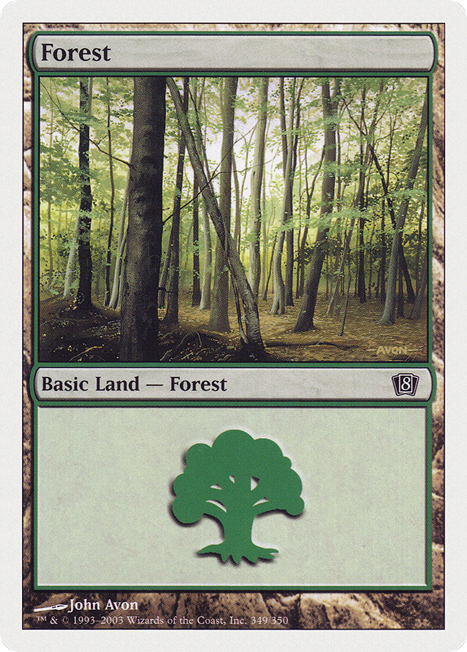Forest — Eighth Edition — Magic: The Gathering