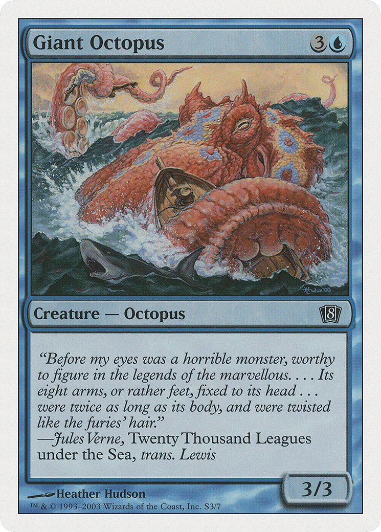 Giant Octopus — Eighth Edition — Magic: The Gathering