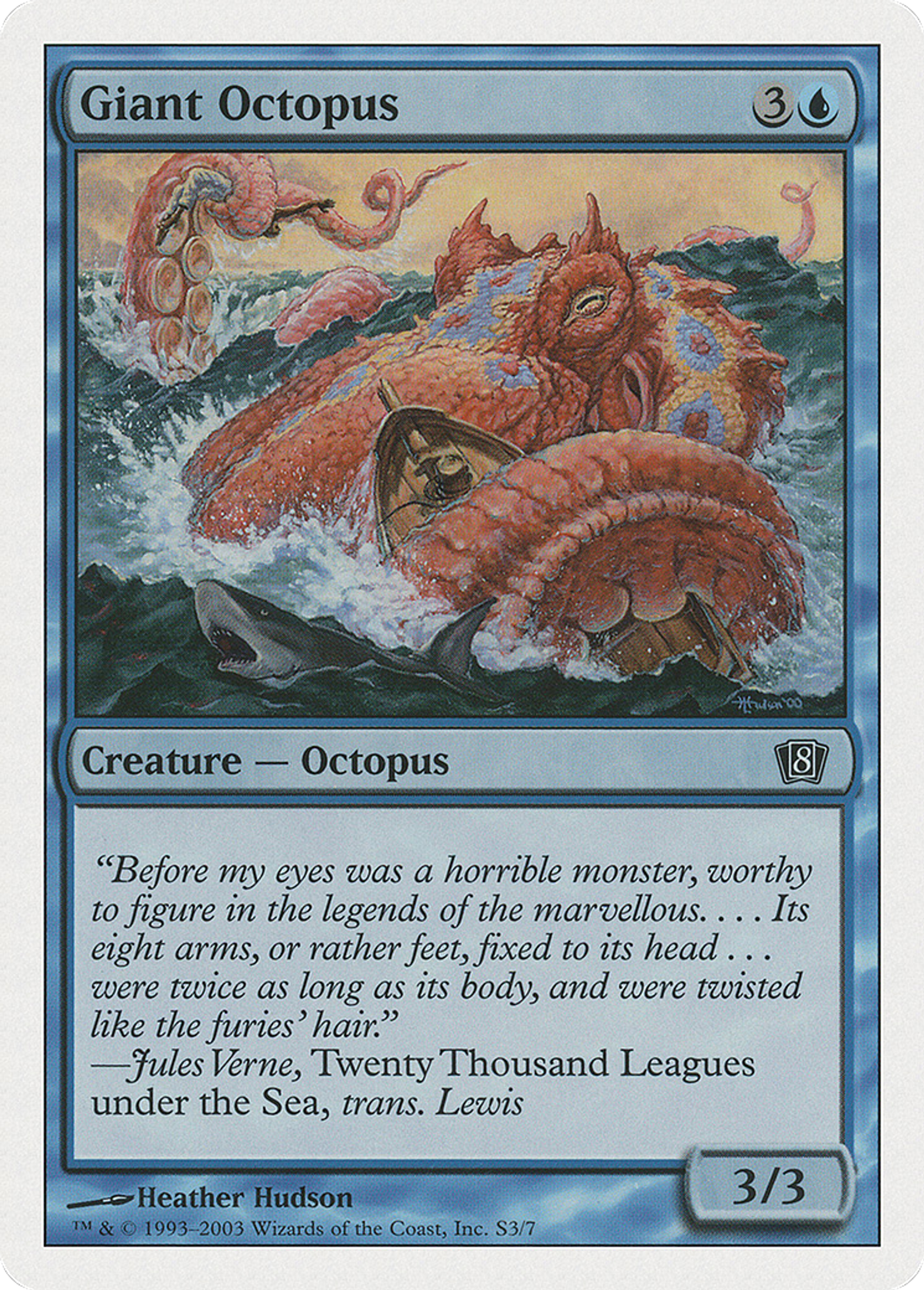 Giant Octopus — Eighth Edition — Magic: The Gathering