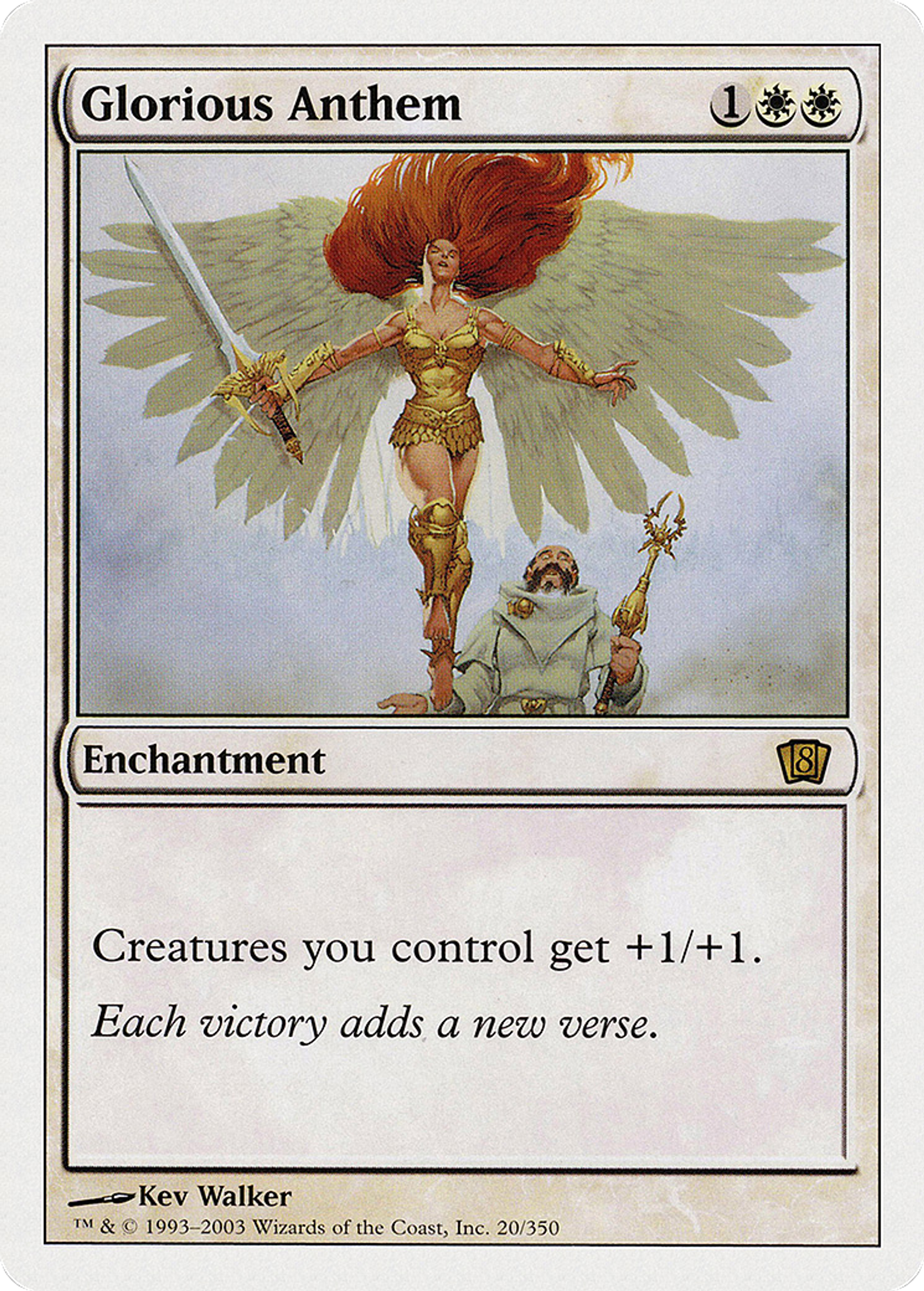 Glorious Anthem — Eighth Edition — Magic: The Gathering