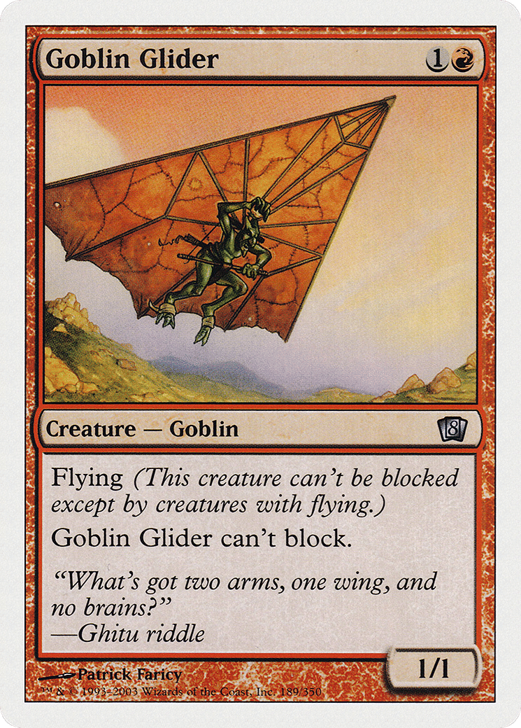 Goblin Glider — Eighth Edition — Magic: The Gathering