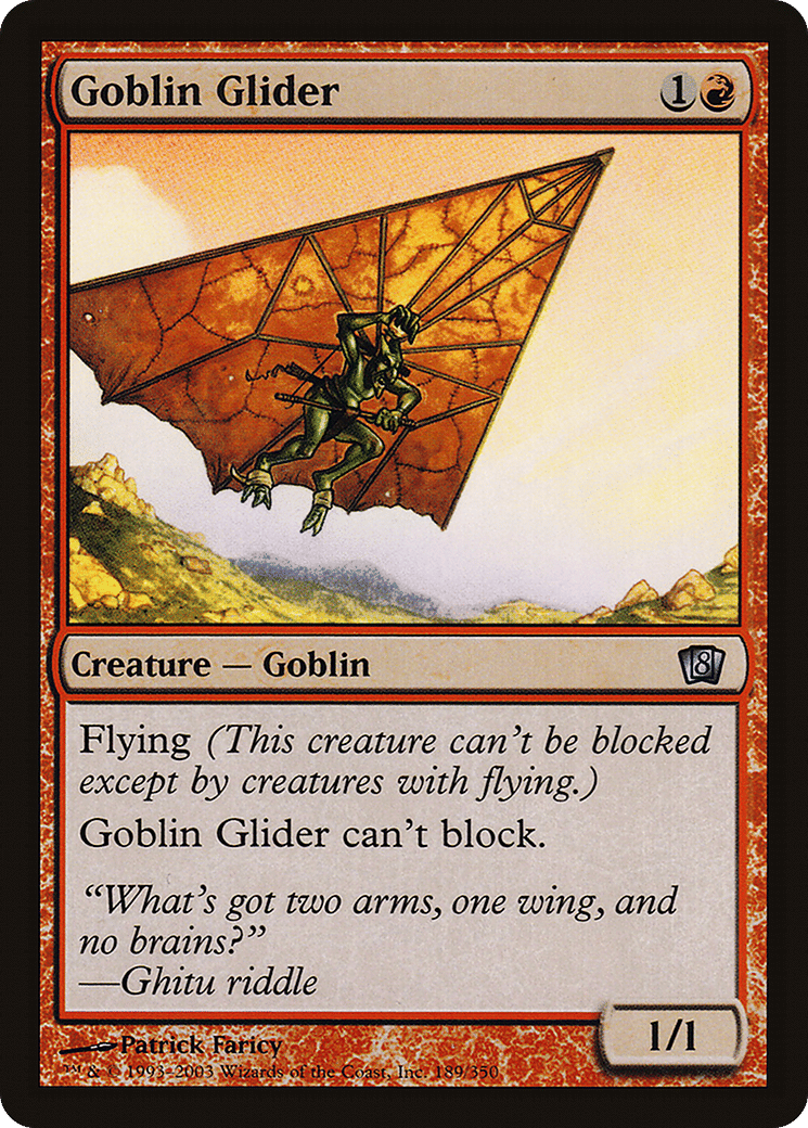 Goblin Glider — Eighth Edition — Magic: The Gathering