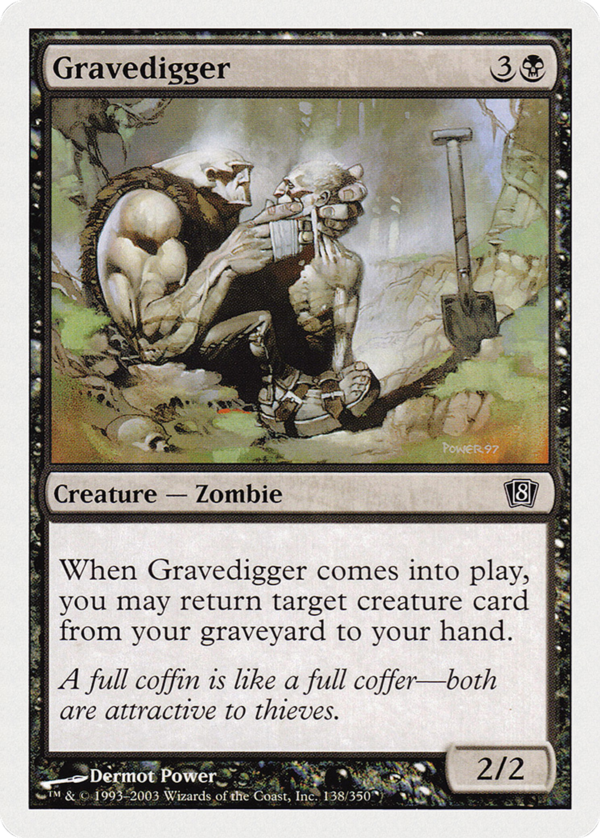 Gravedigger — Eighth Edition — Magic: The Gathering